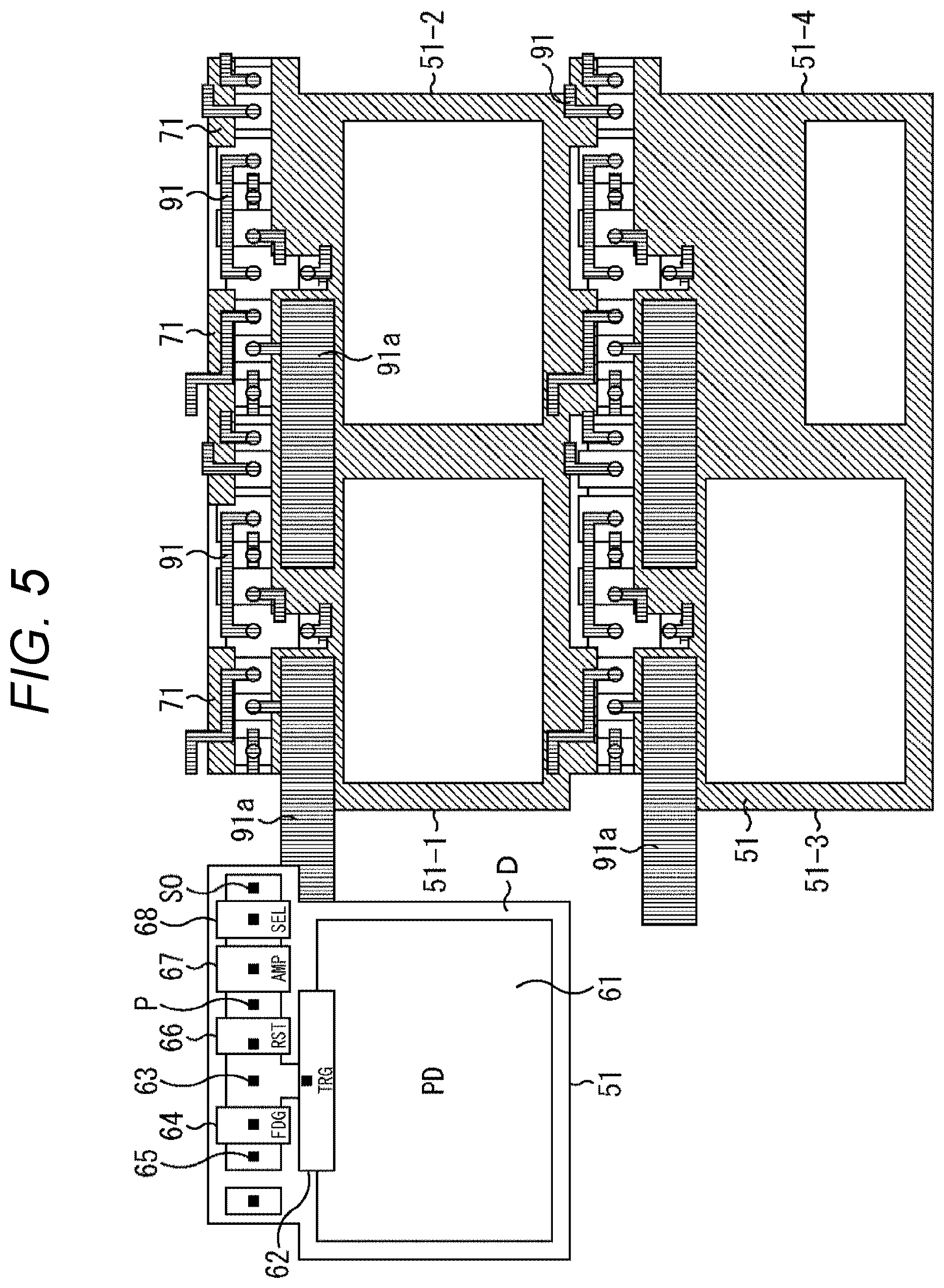 Patent US12445750 Figure 5 – Solid-state image sensor, imaging device, and electronic device