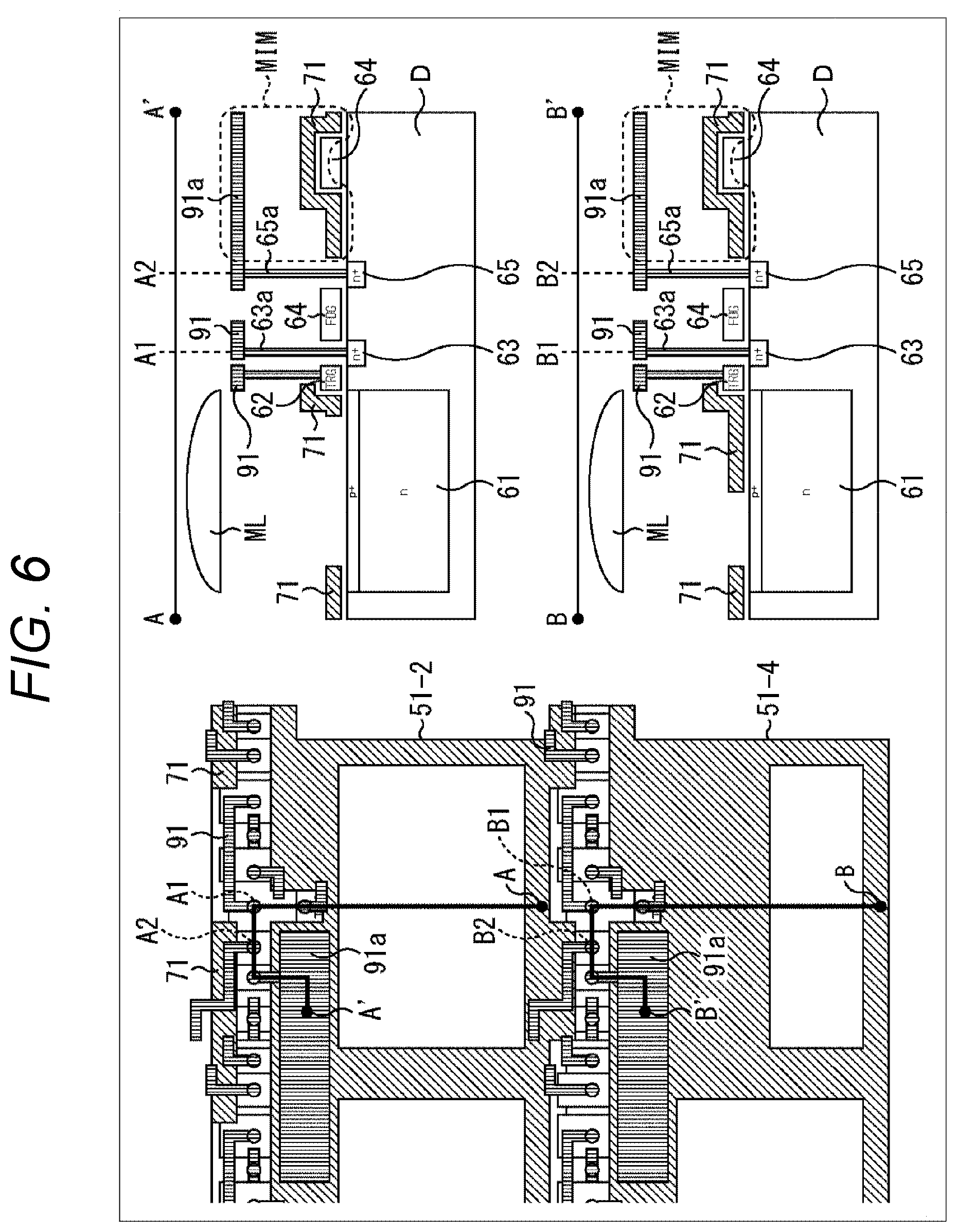 Patent US12445750 Figure 6 – Solid-state image sensor, imaging device, and electronic device