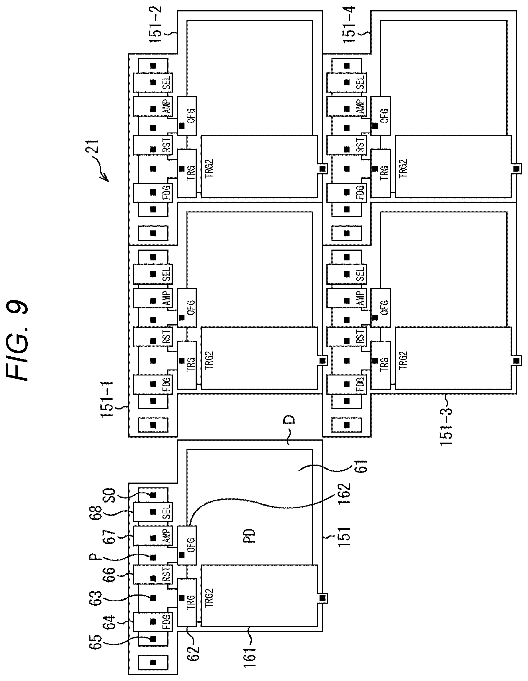 Patent US12445750 Figure 9 – Solid-state image sensor, imaging device, and electronic device
