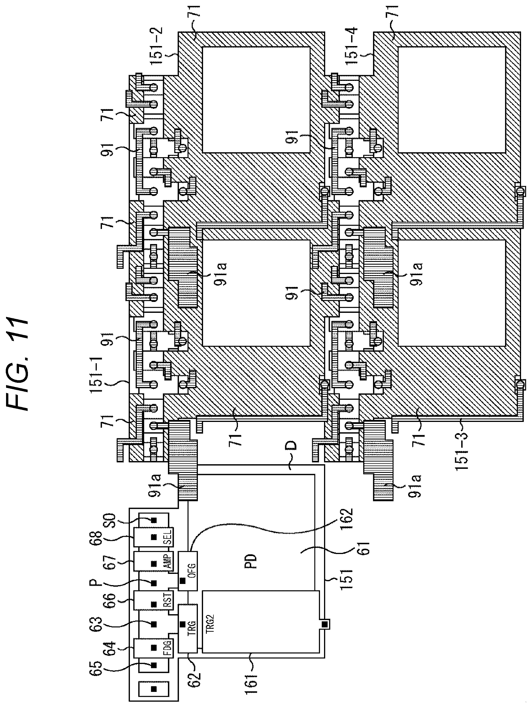 Patent US12445750 Figure 11 – Solid-state image sensor, imaging device, and electronic device