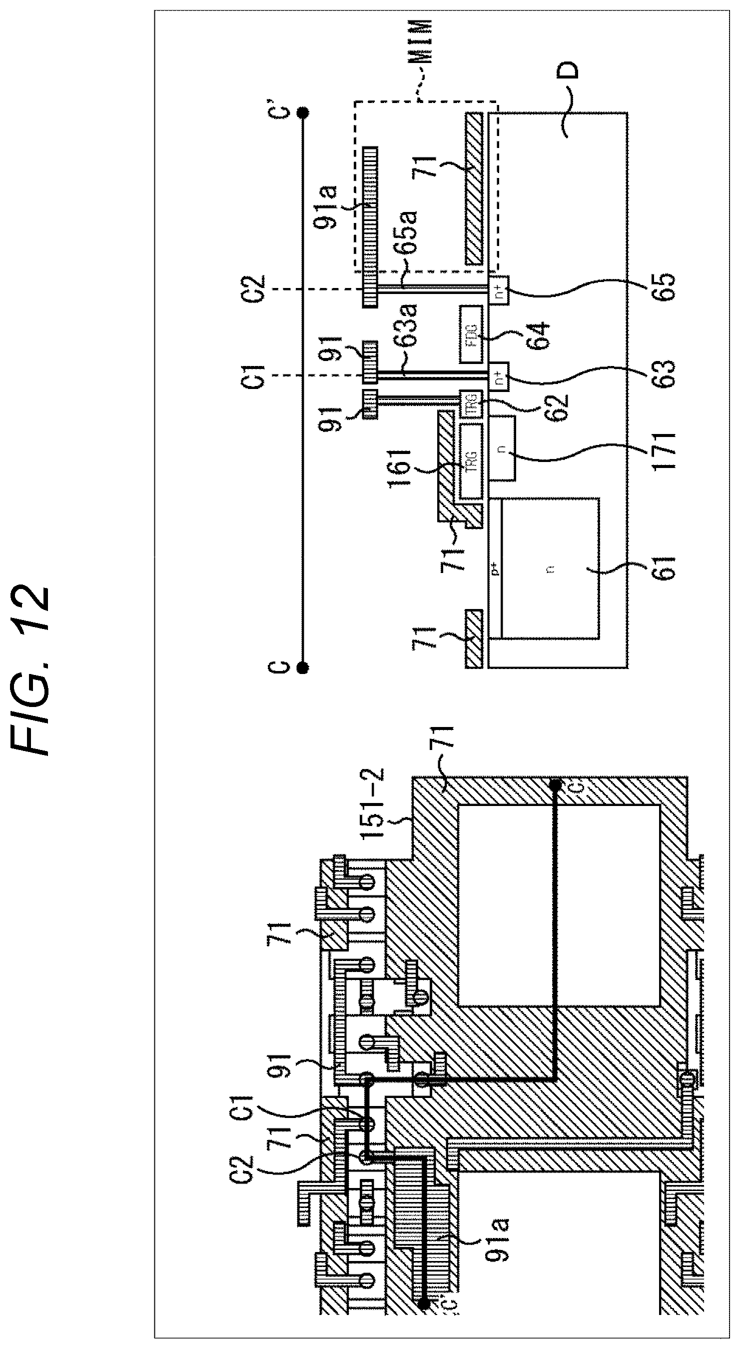 Patent US12445750 Figure 12 – Solid-state image sensor, imaging device, and electronic device