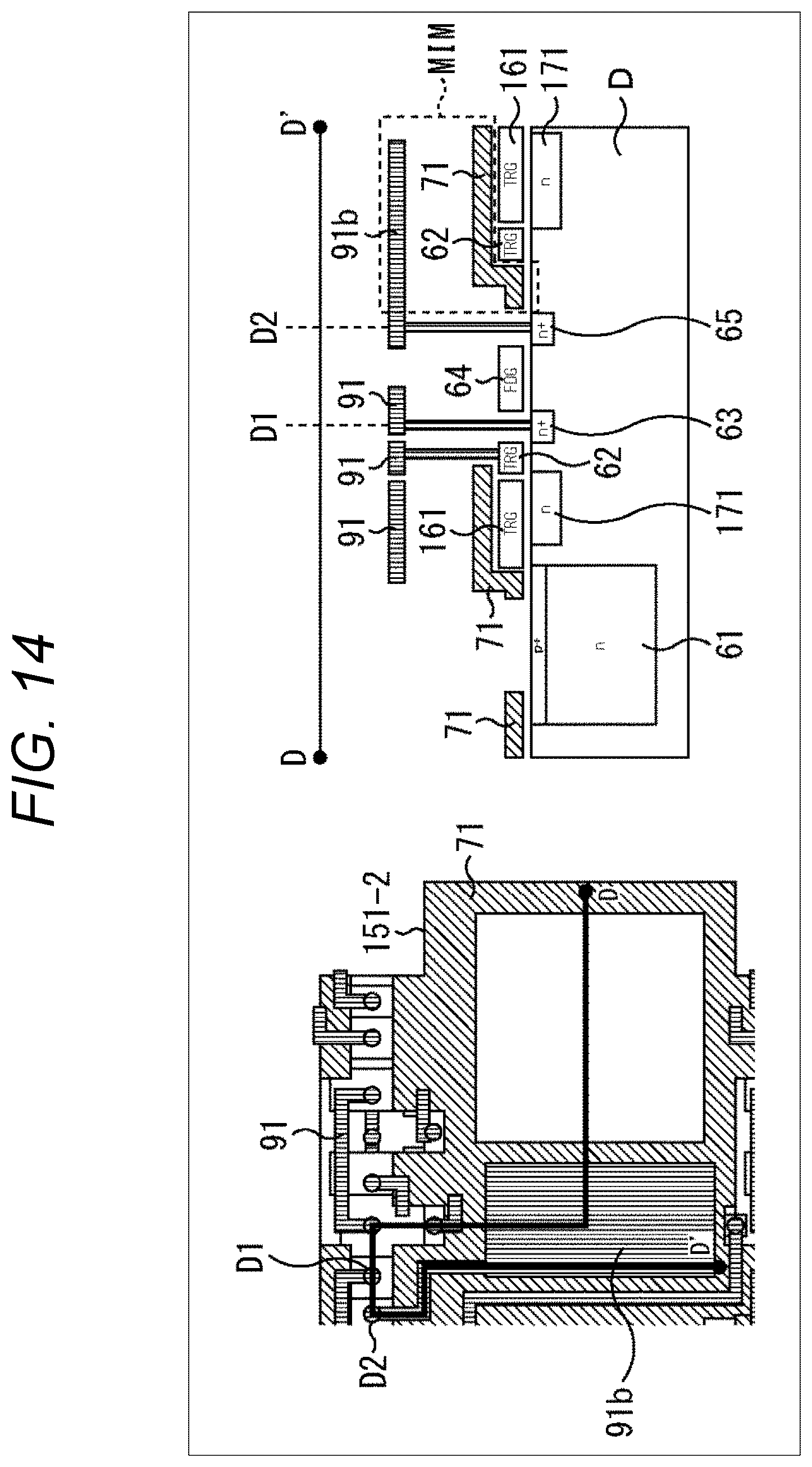 Patent US12445750 Figure 14 – Solid-state image sensor, imaging device, and electronic device