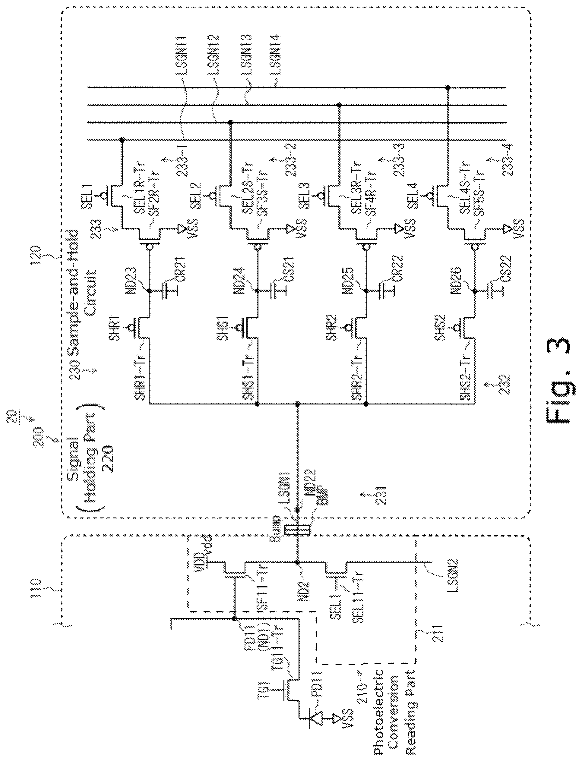 Patent US12445751 Figure 3 – Solid-state imaging device, method for driving solid-state imaging device, and electronic apparatus