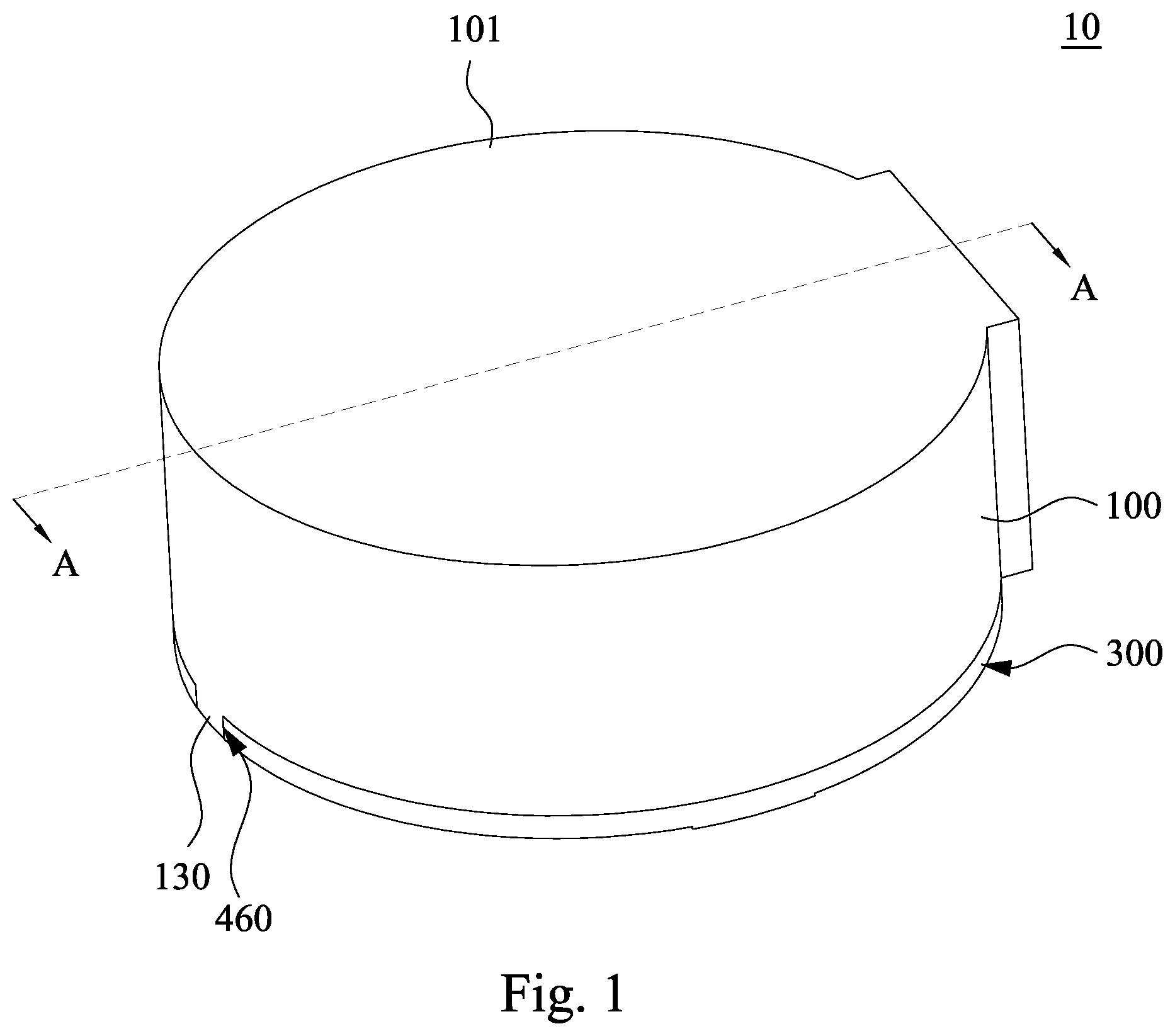 Patent US12445770 Figure 1 – Electroacoustic device and its circuit-board end cover