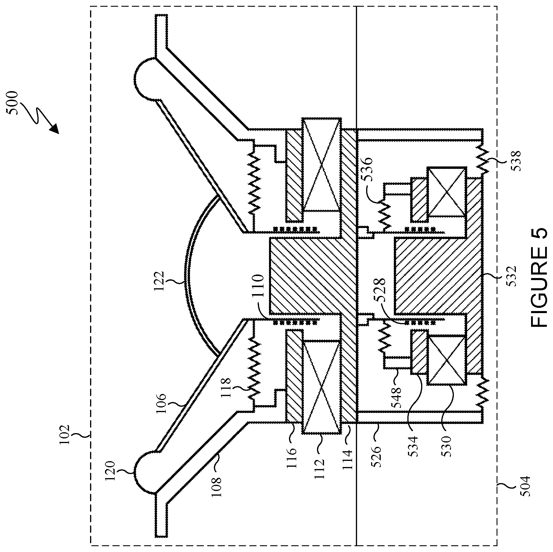 Patent US12445773 Figure 6 – Method and apparatus for reducing reaction forces in loudspeakers