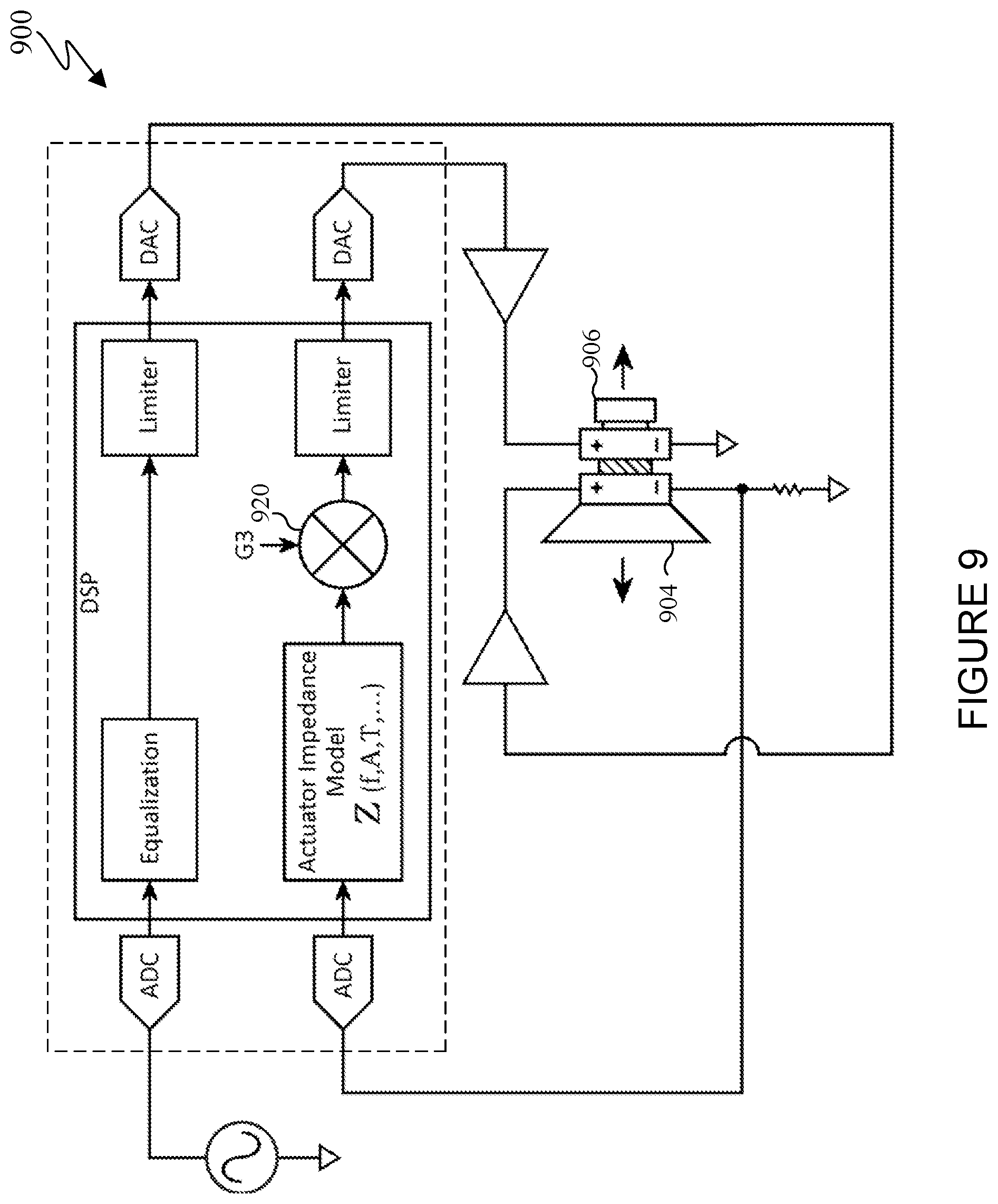 Patent US12445773 Figure 10 – Method and apparatus for reducing reaction forces in loudspeakers