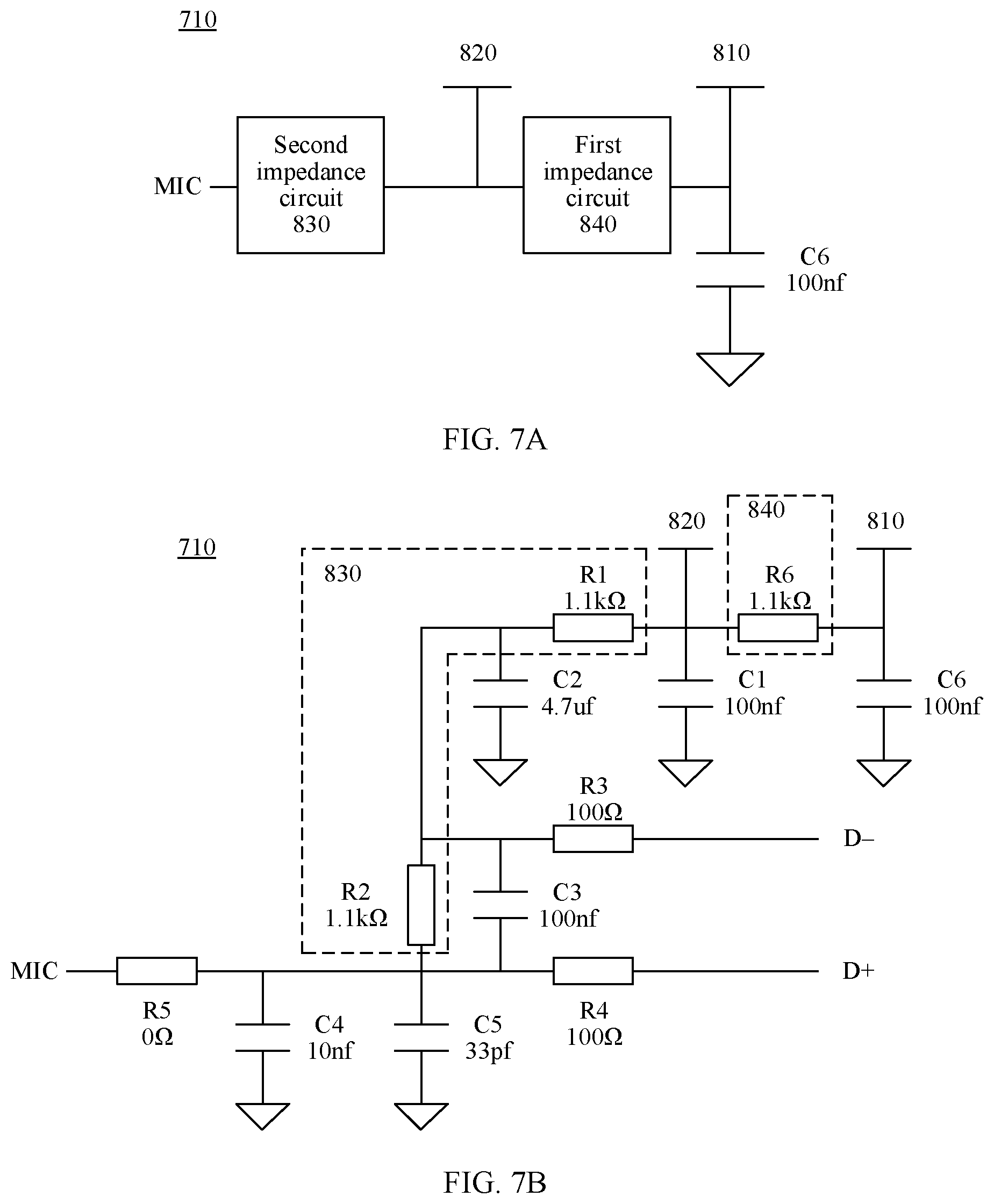 Patent US12445774 Figure 8 – Electronic device, pull-up circuit, and method for suppressing pop sound of earphone