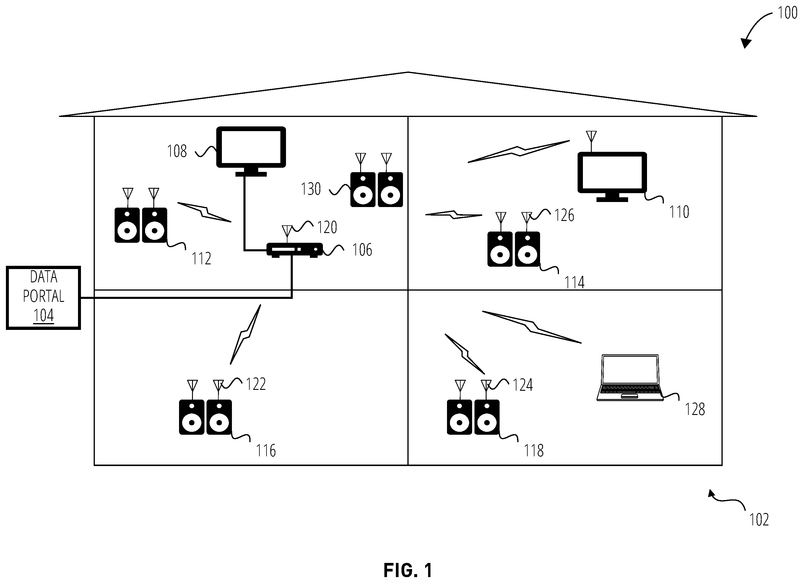 Patent US12445776 Figure 1 – Systems and methods for audio device interoperability