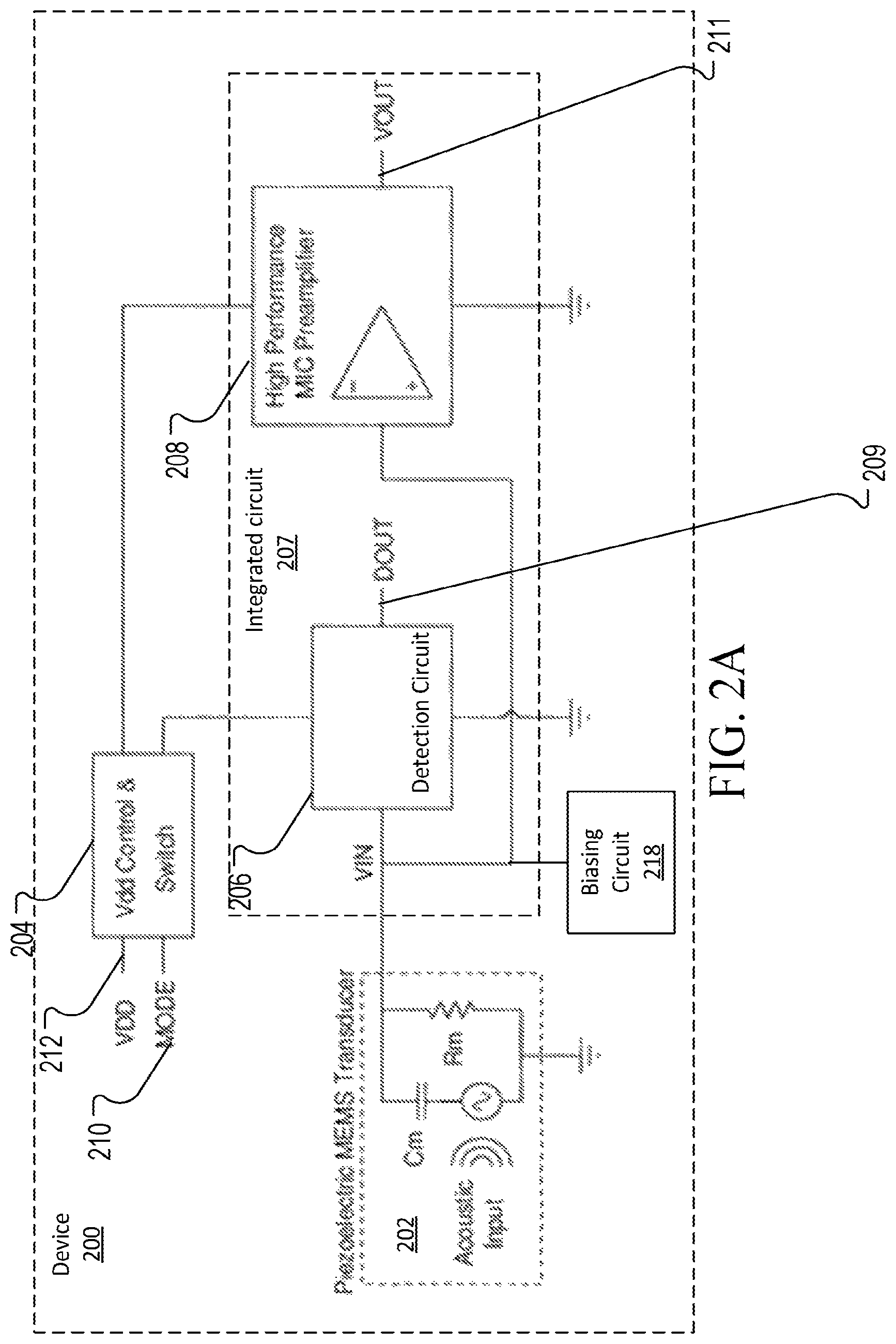 Patent US12445782 Figure 2 – Piezoelectric mems device for producing a signal indicative of detection of an acoustic stimulus