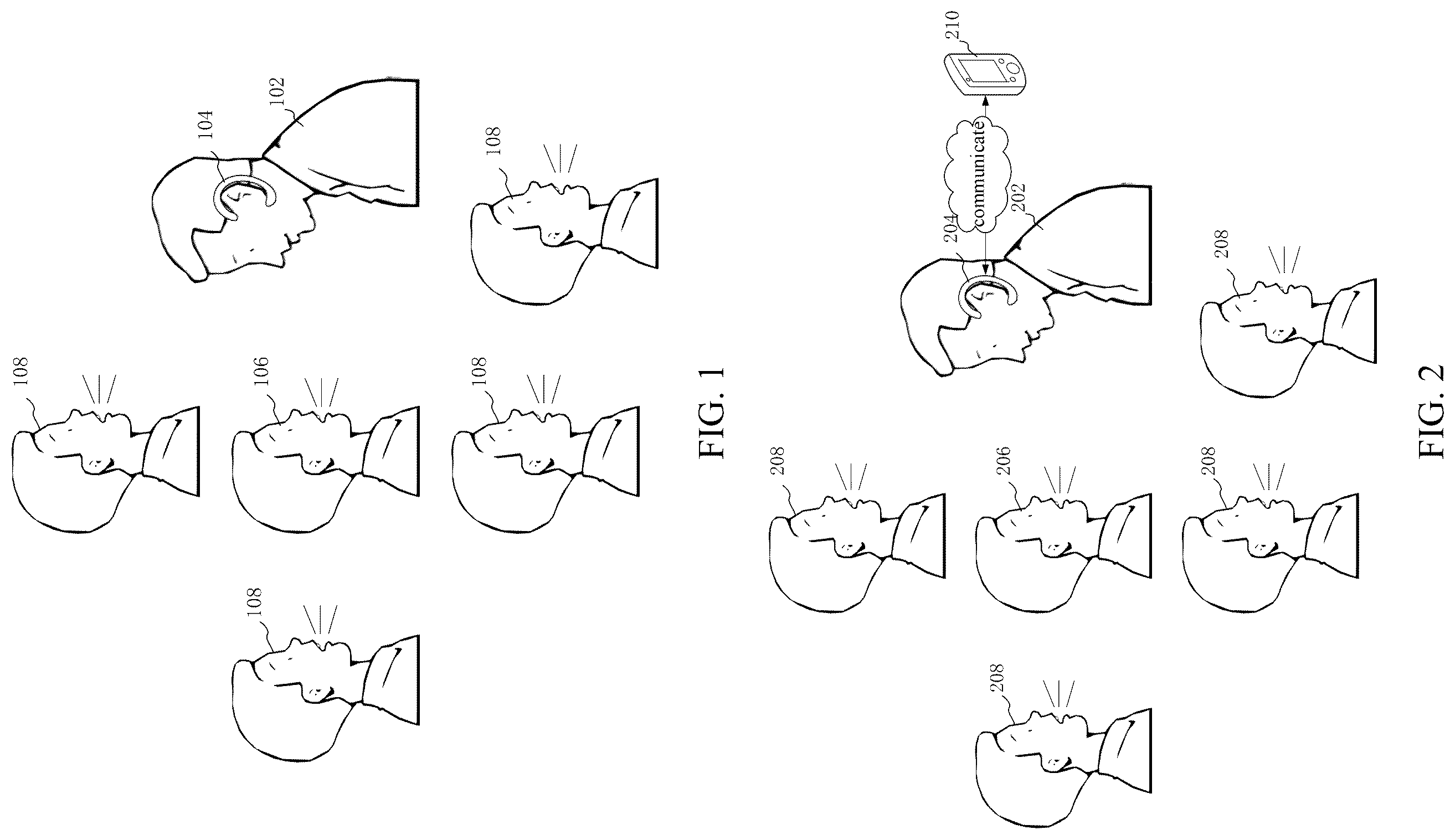 Patent US12445784 Figure 1 – Brain-inspired hearing aid method and apparatus, hearing aid device, computer device, and storage medium