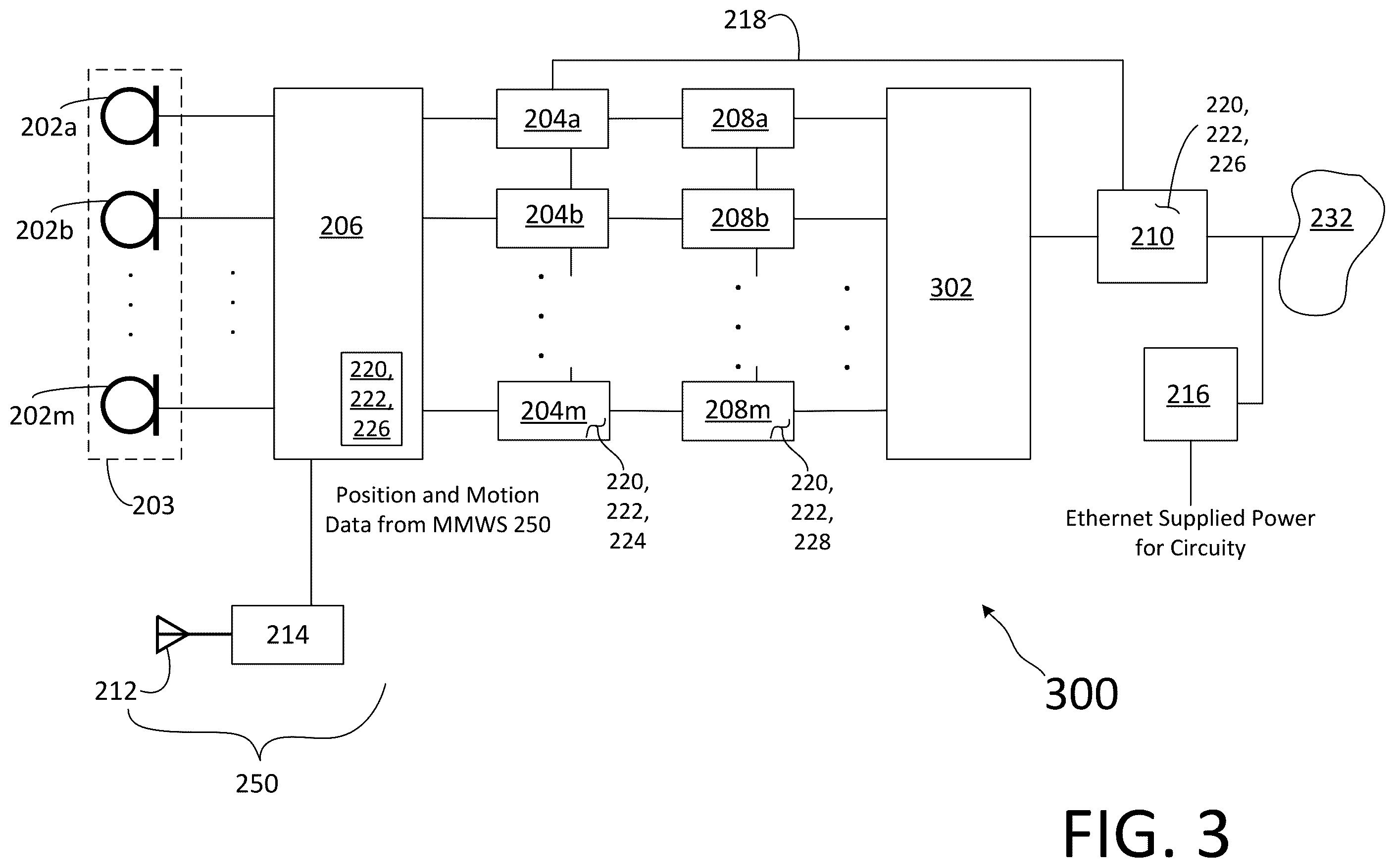 Patent US12445792 Figure 3 – Millimeter wave sensor used to optimize performance of a beamforming microphone array