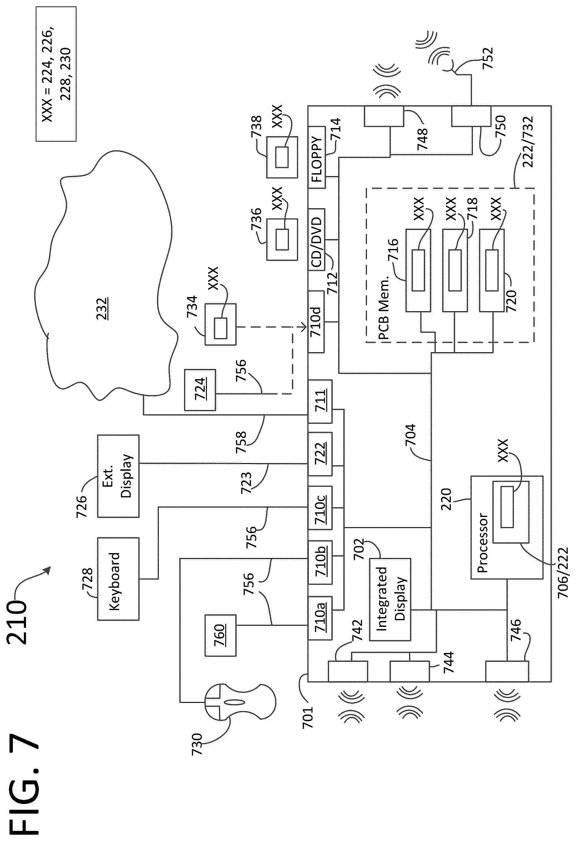 Patent US12445792 Figure 7 – Millimeter wave sensor used to optimize performance of a beamforming microphone array