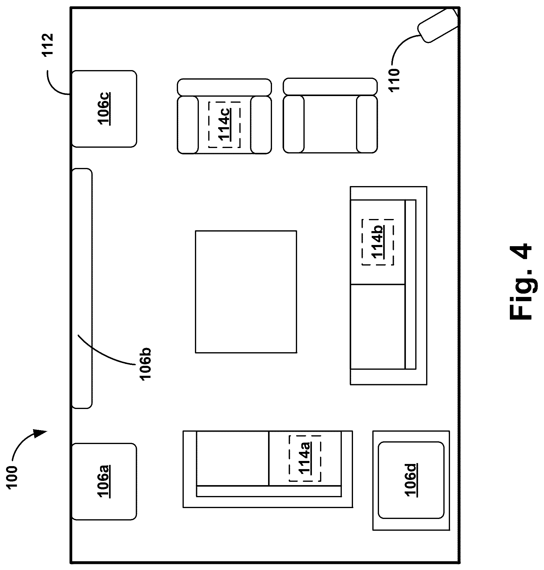 Patent US12445795 Figure 4 – Audio system with dynamic audio setting adjustment feature