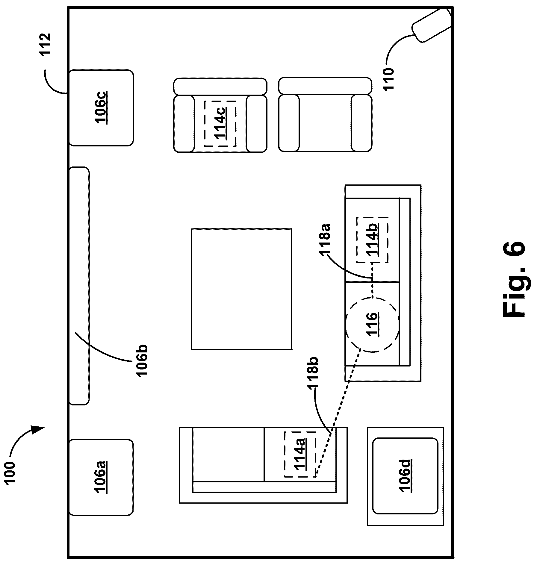 Patent US12445795 Figure 6 – Audio system with dynamic audio setting adjustment feature