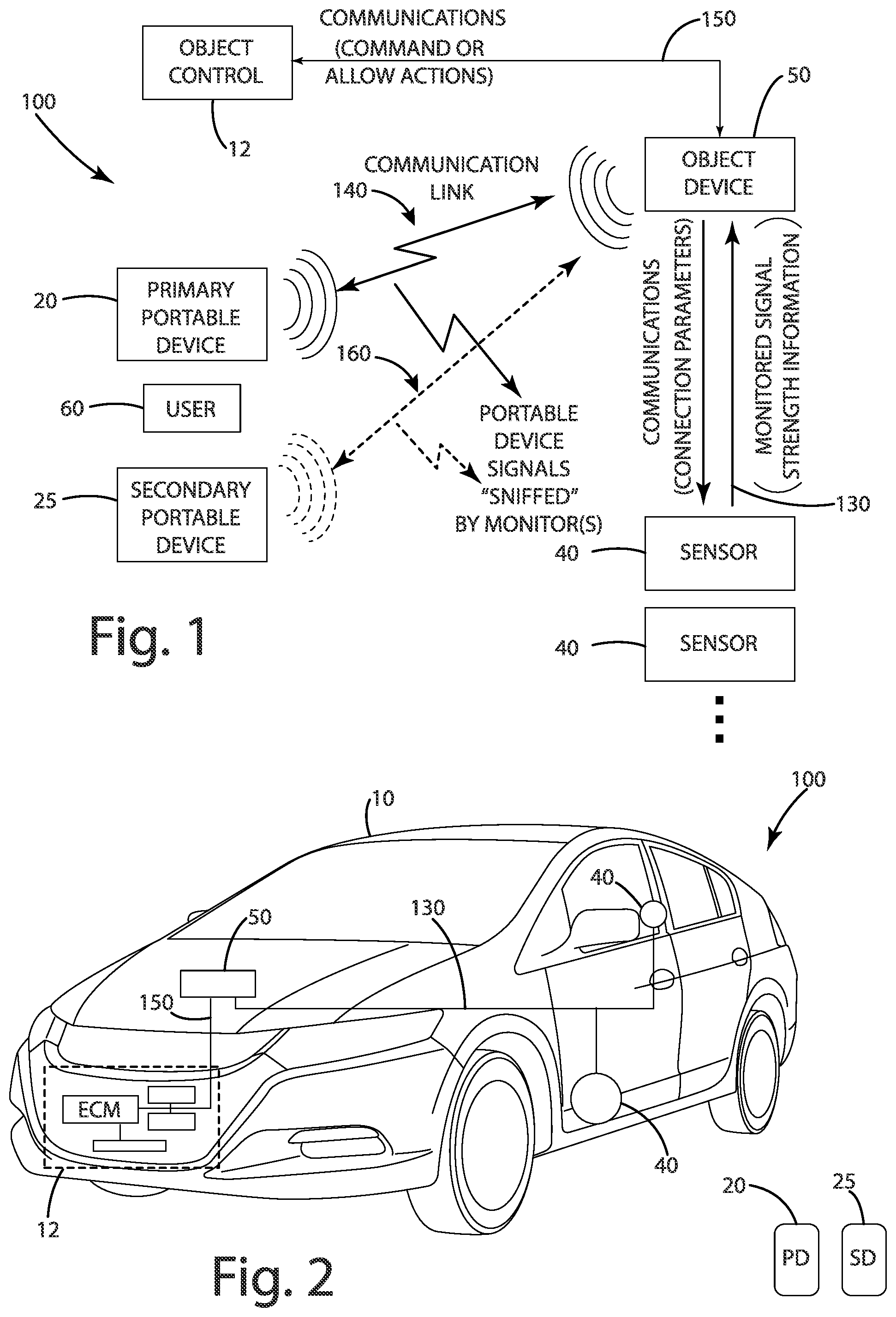 Patent US12445804 — System and method of determining real-time location — Figure 1