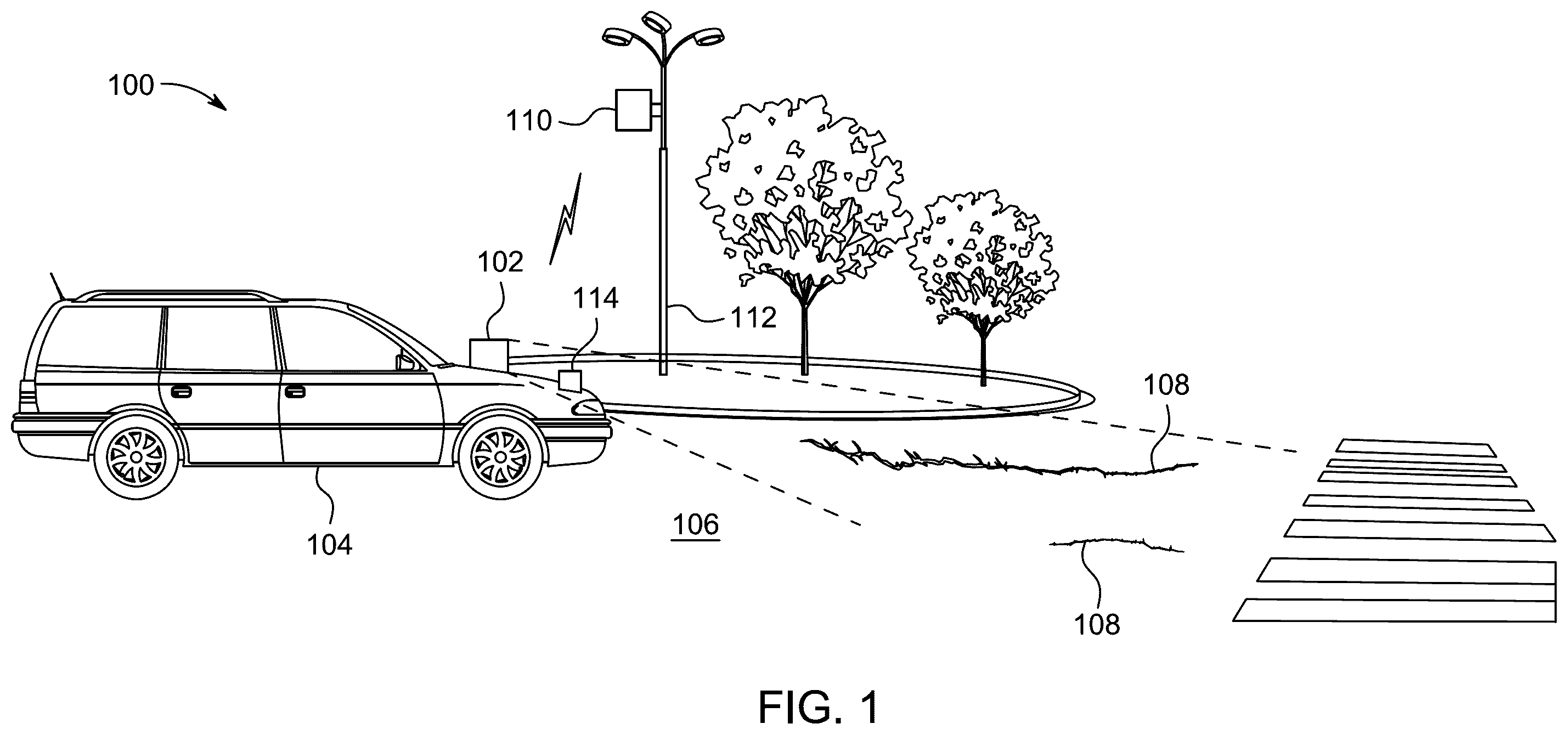 Patent US12445815 Figure 1 – System and method for detecting and counting road anomalies