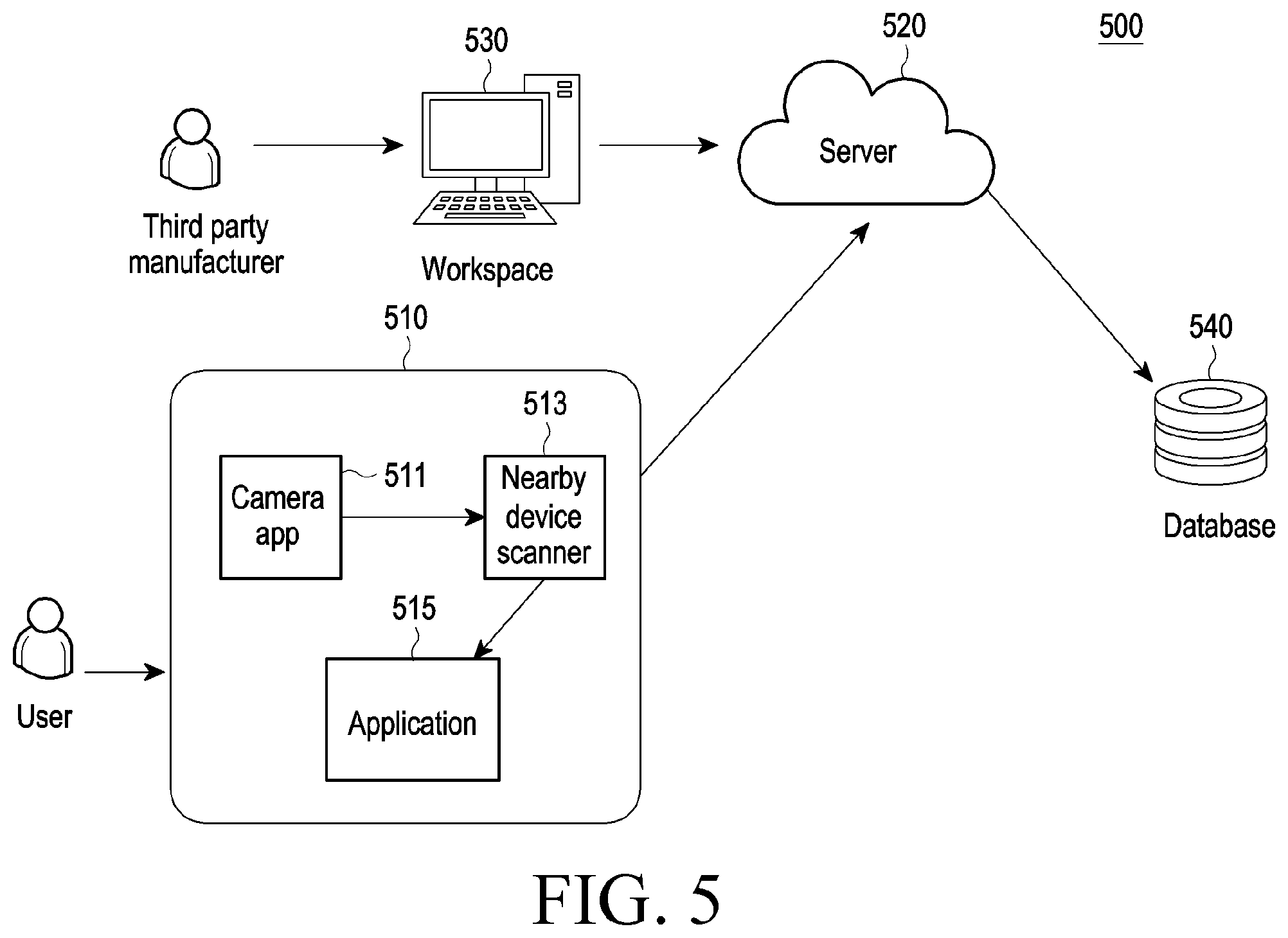 Patent US12445820 Figure 5 – Electronic device for determining application controlling external electronic device and method for operating the same