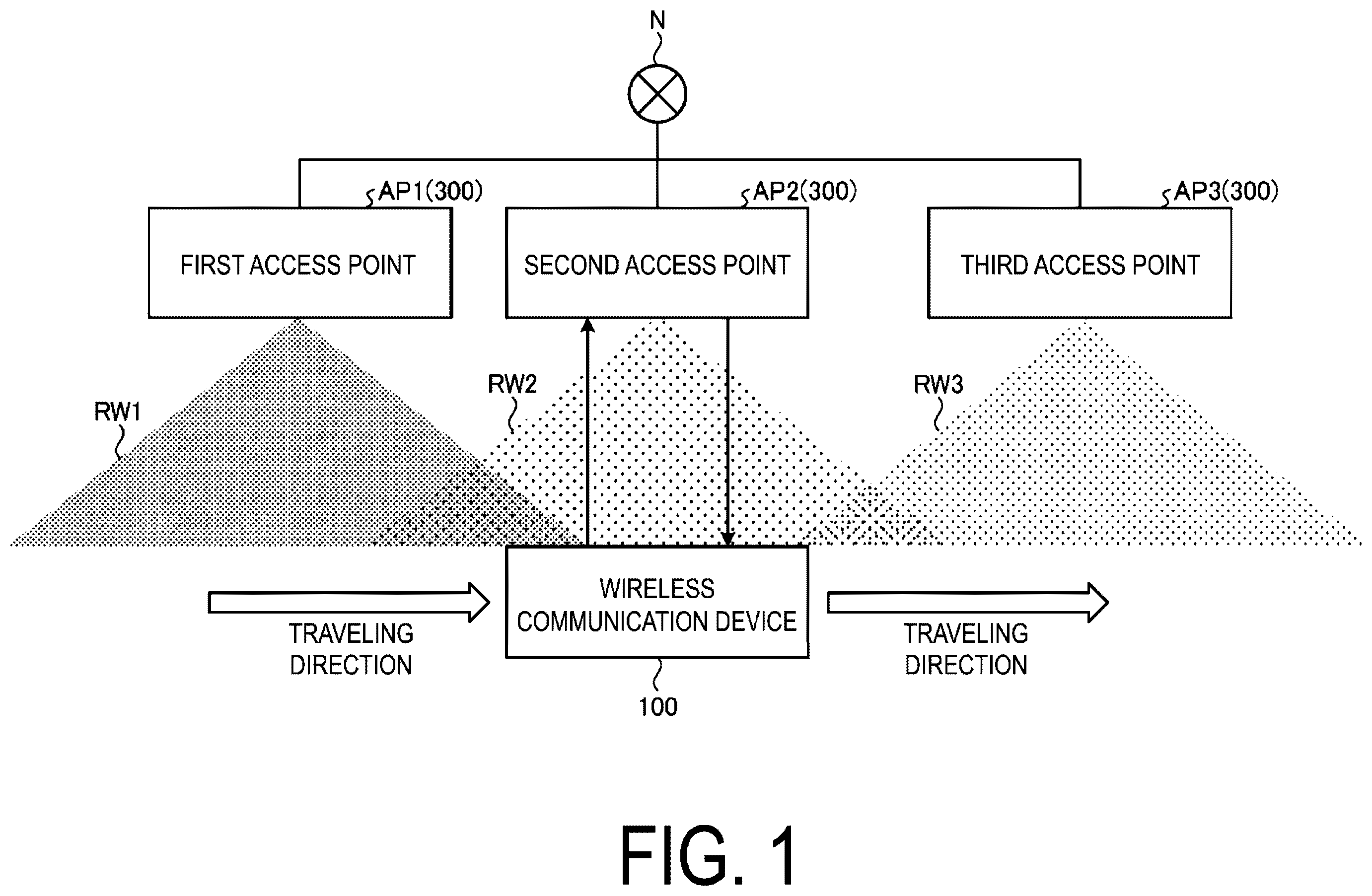 Patent US12445919 — Wireless communication device, wireless communication system, wireless communication connection method, and program — Figure 1