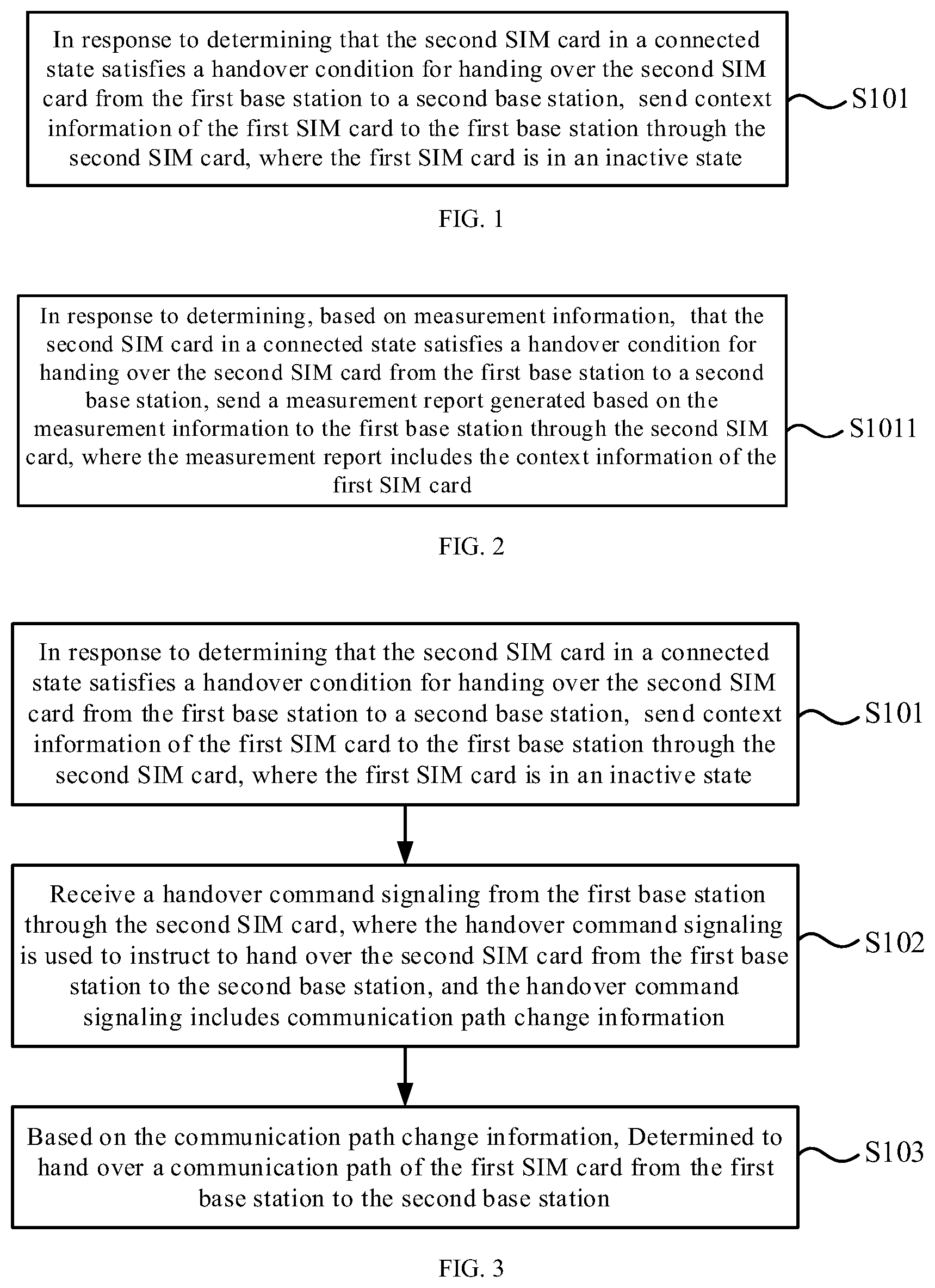 Patent US12445921 Figure 1 – Information sending method, base station switching method, information reception method and apparatus