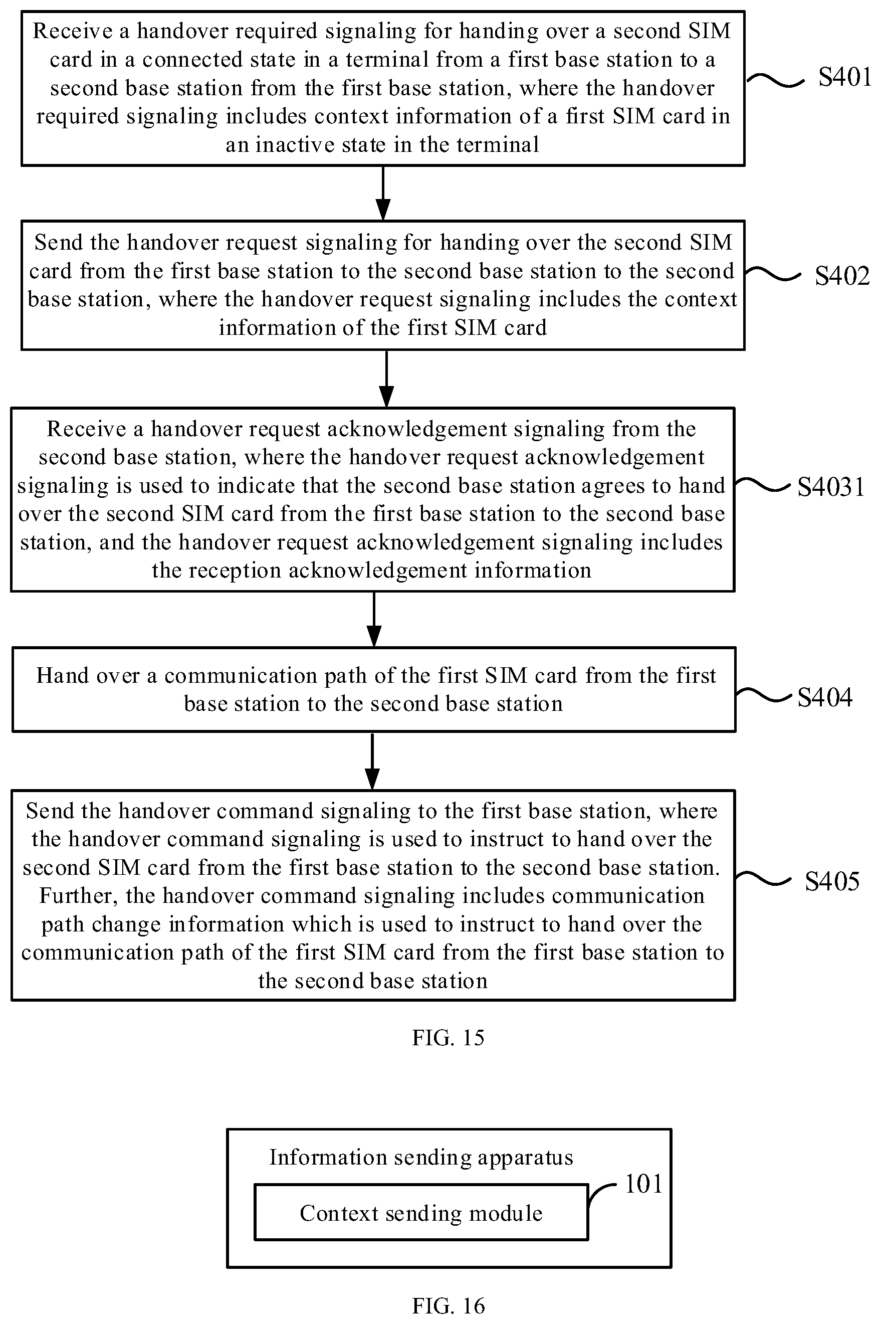 Patent US12445921 Figure 8 – Information sending method, base station switching method, information reception method and apparatus