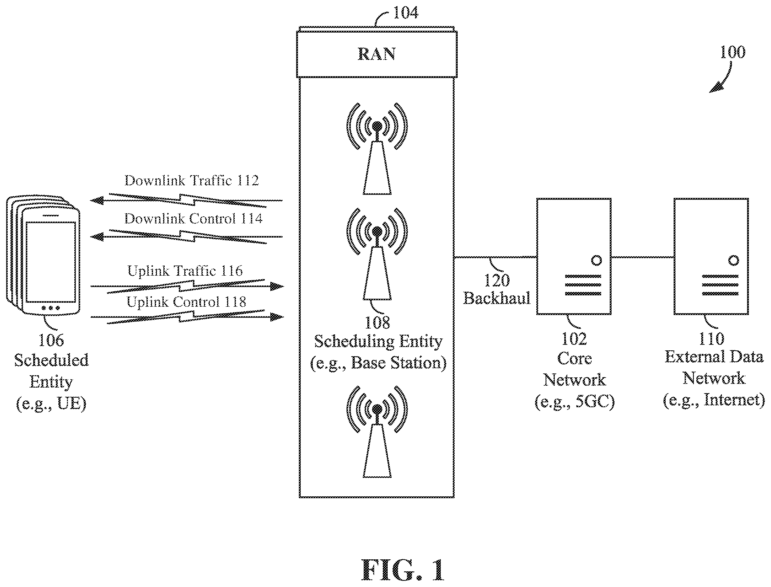 Patent US12445960 Figure 1 – Discontinuous reception in sidelink communication based on a direct frame number