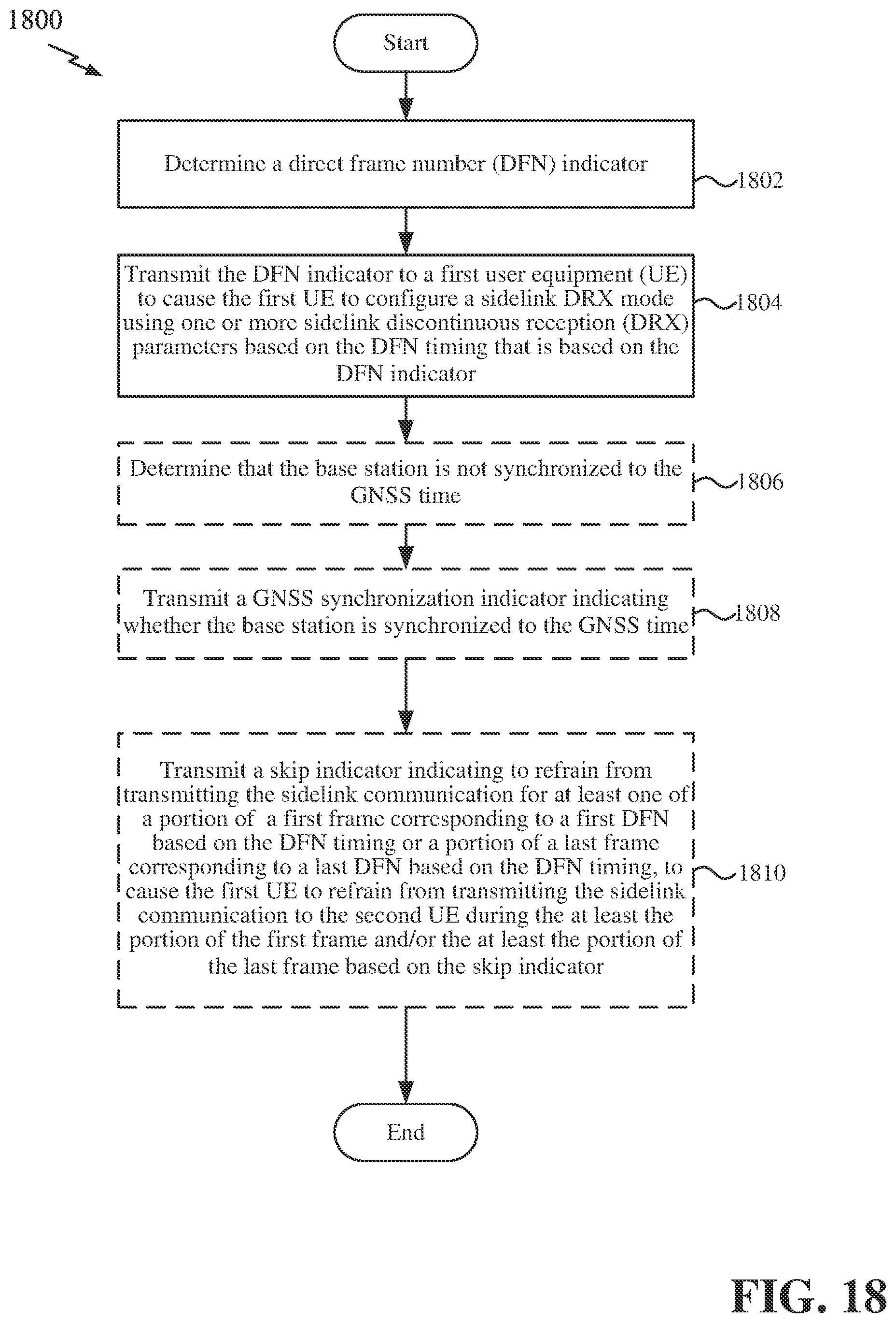 Patent US12445960 Figure 18 – Discontinuous reception in sidelink communication based on a direct frame number