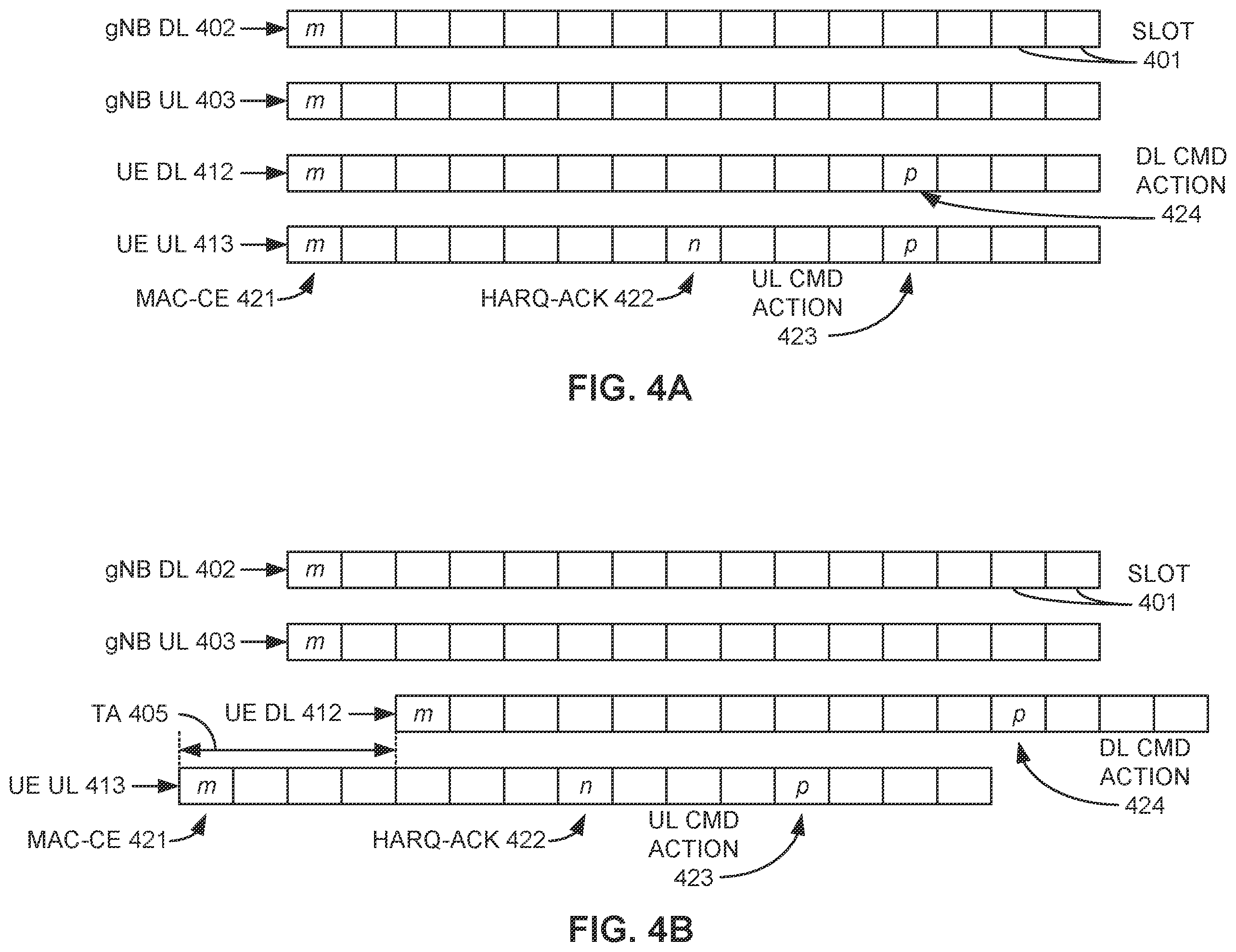 Patent US12445988 Figure 4 – MAC-CE command action timing control in non-terrestrial networks