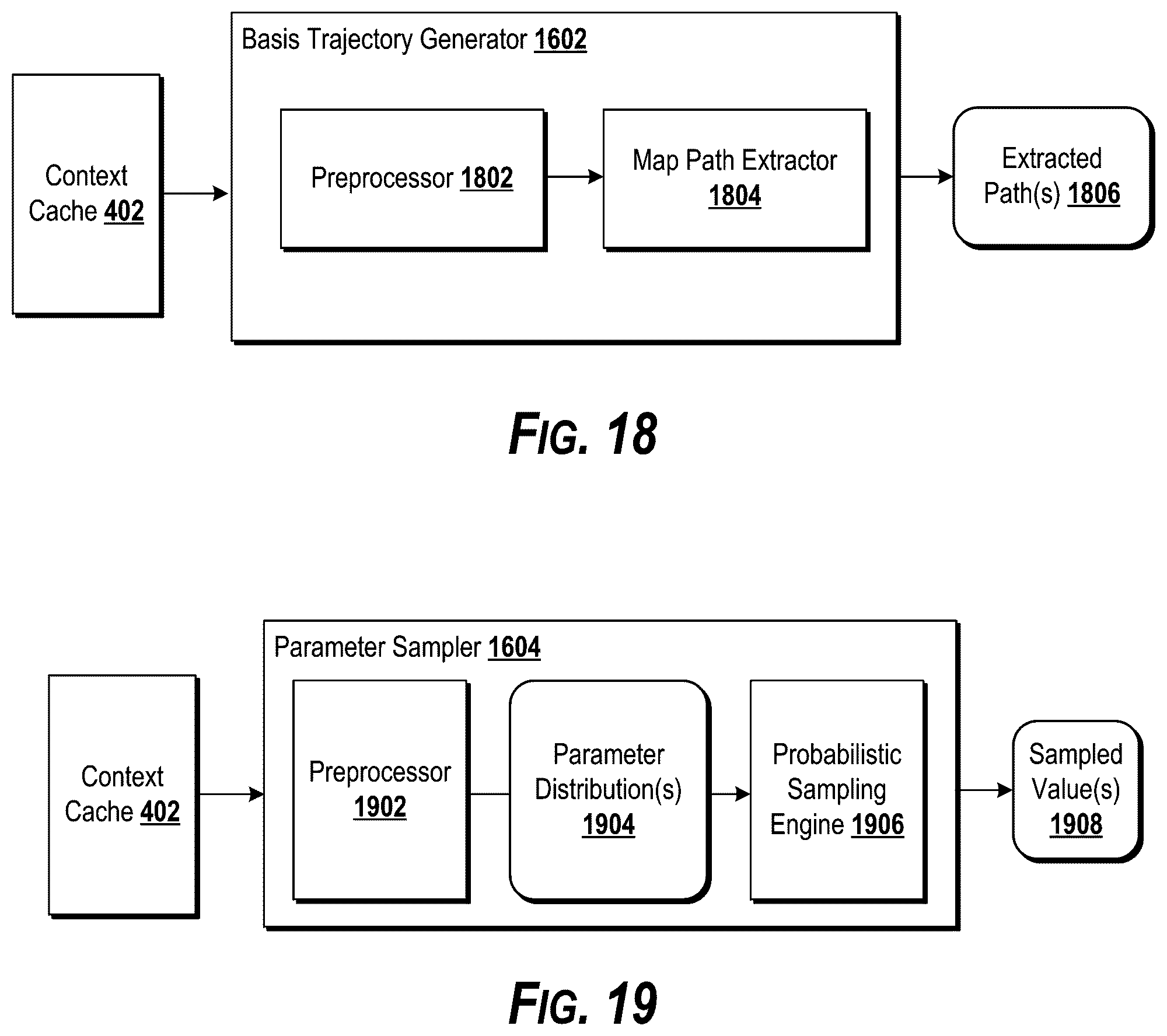 Patent US12448001 Figure 18 – Autonomous vehicle motion planning
