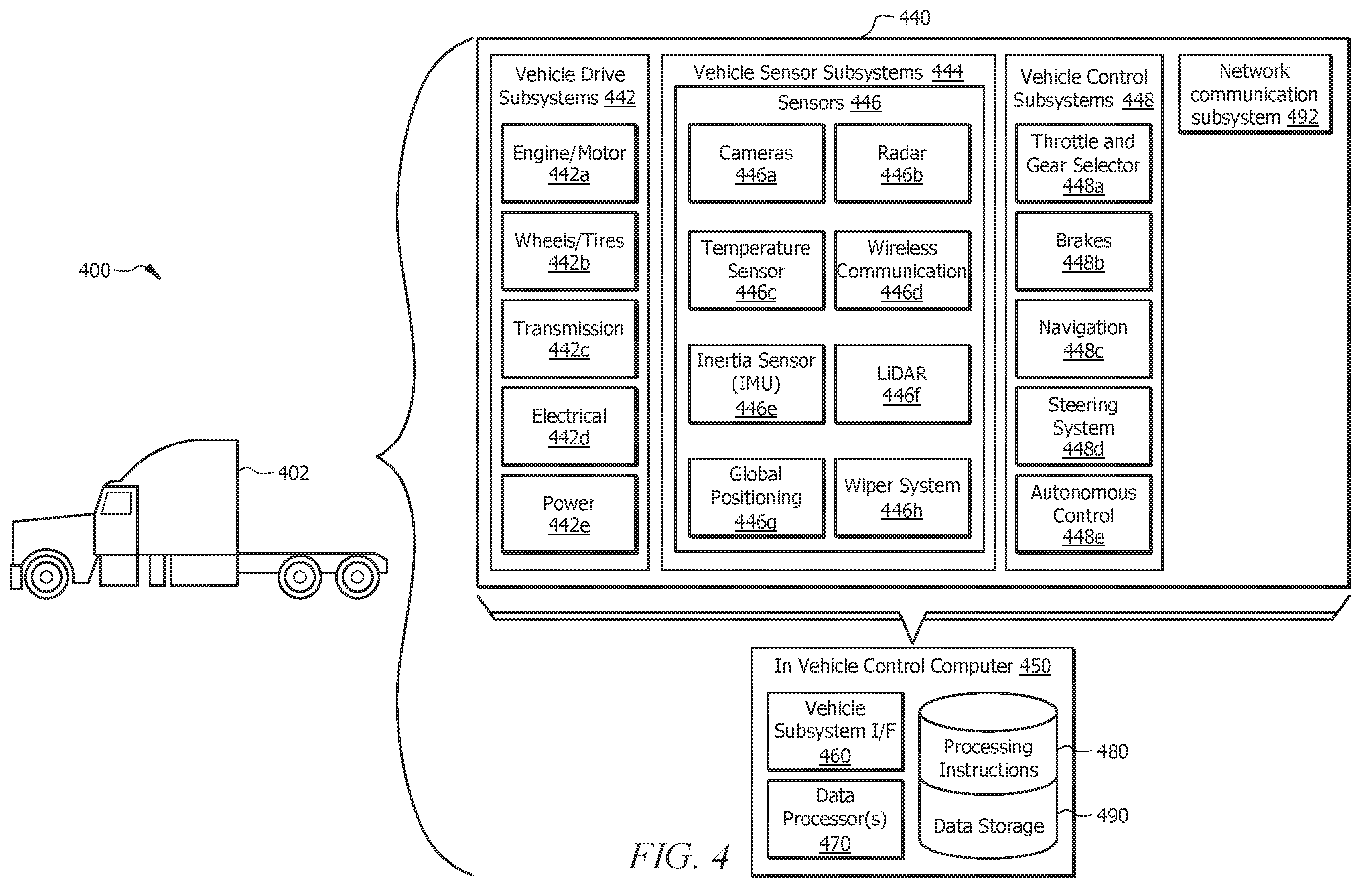 Patent US12448004 Figure 4 – Vehicle of interest detection by autonomous vehicles based on amber alerts
