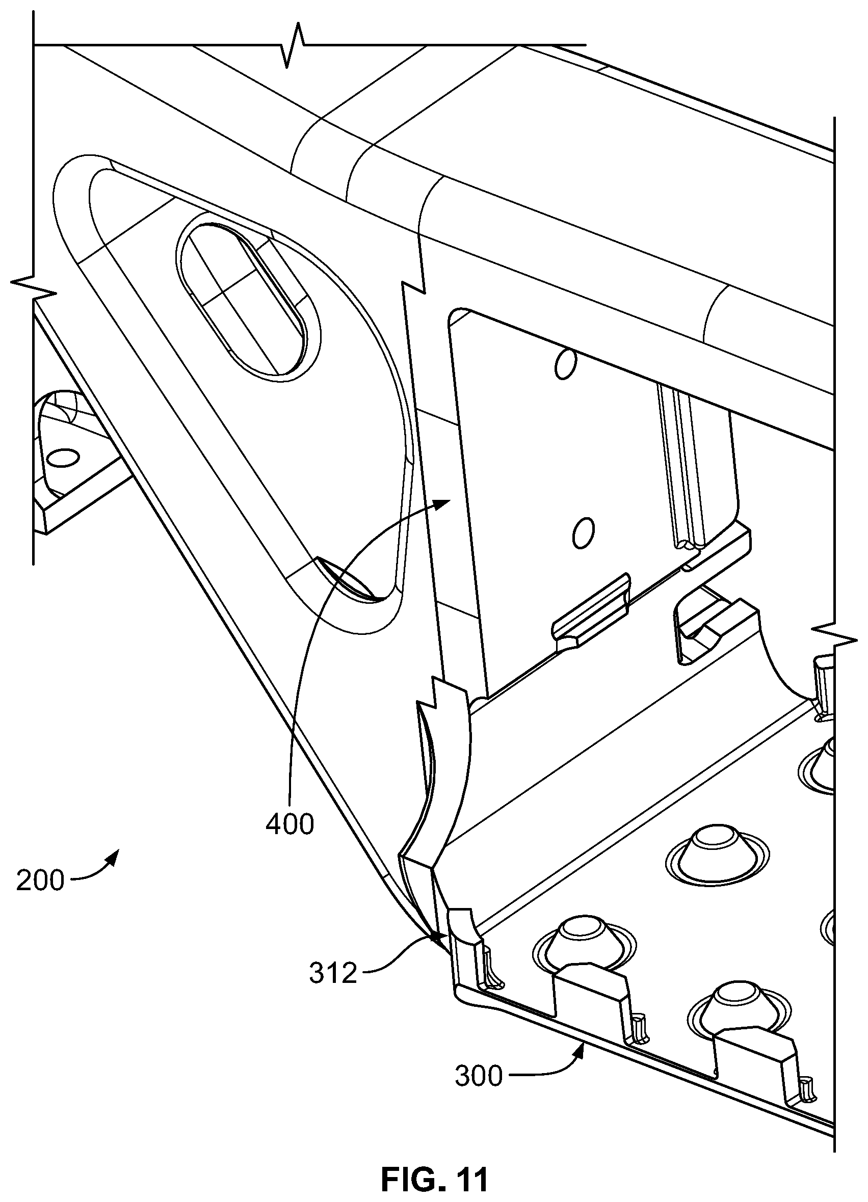 Patent US12448014 Figure 11 – Railroad car truck side frame