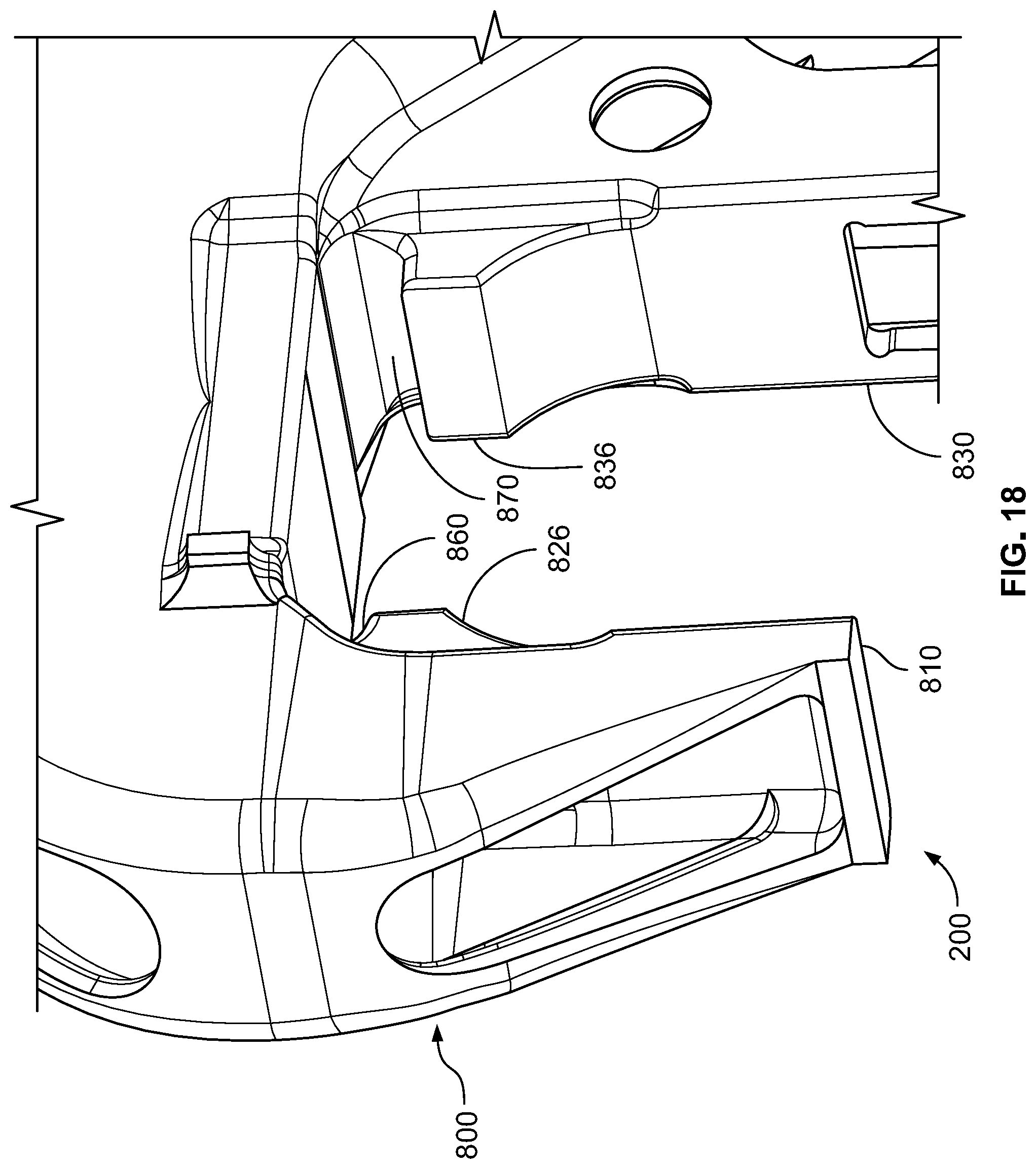 Patent US12448014 Figure 19 – Railroad car truck side frame