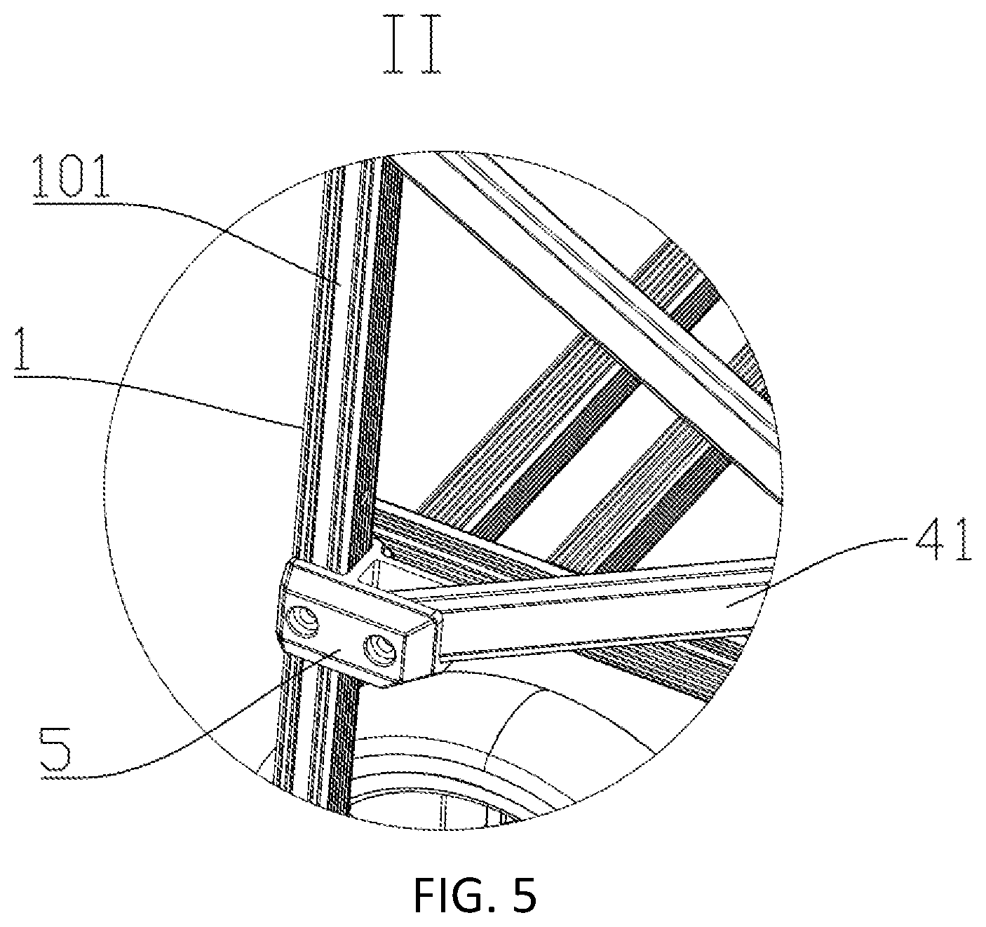 Patent US12448018 Figure 5 – Folding trolley