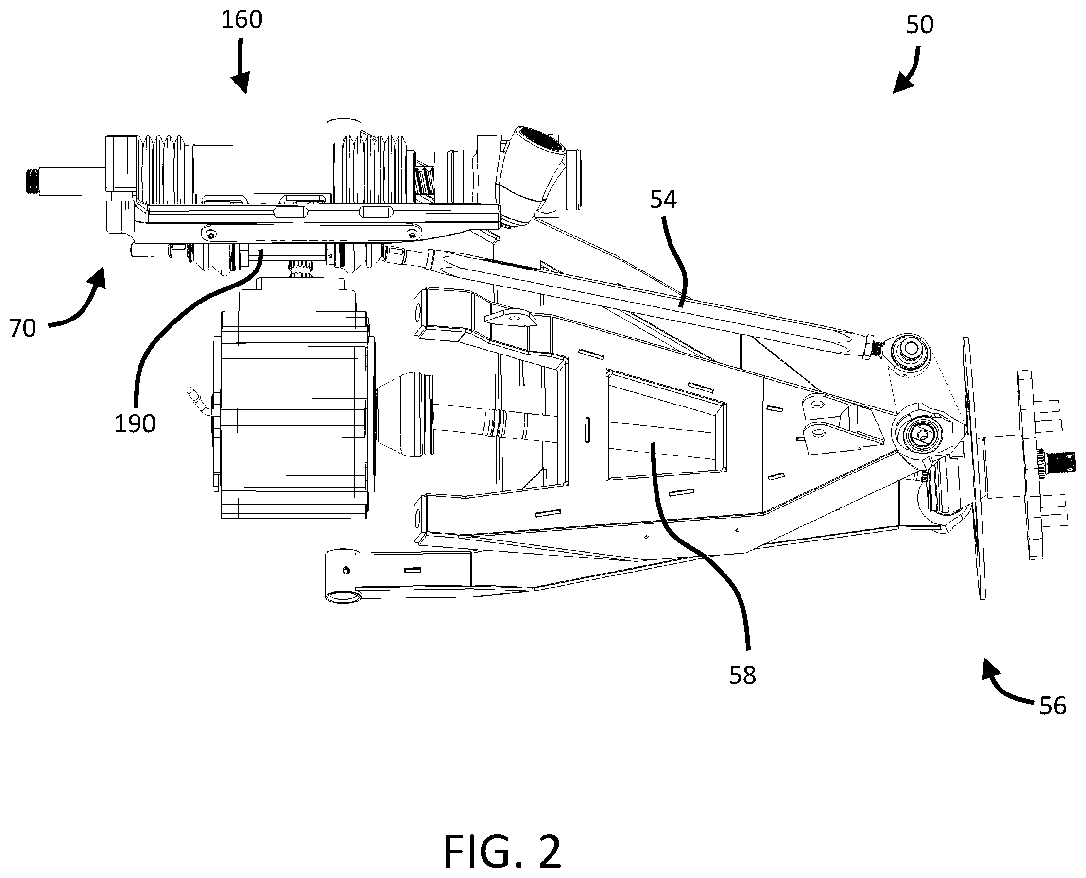 Patent US12448026 Figure 2 – Steering rack brace
