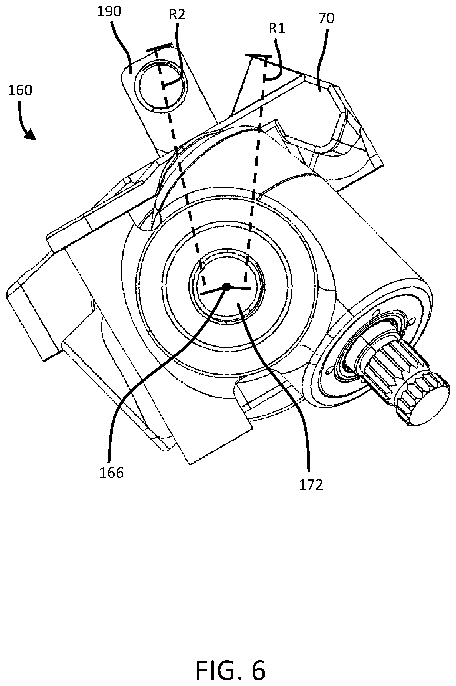 Patent US12448026 Figure 6 – Steering rack brace