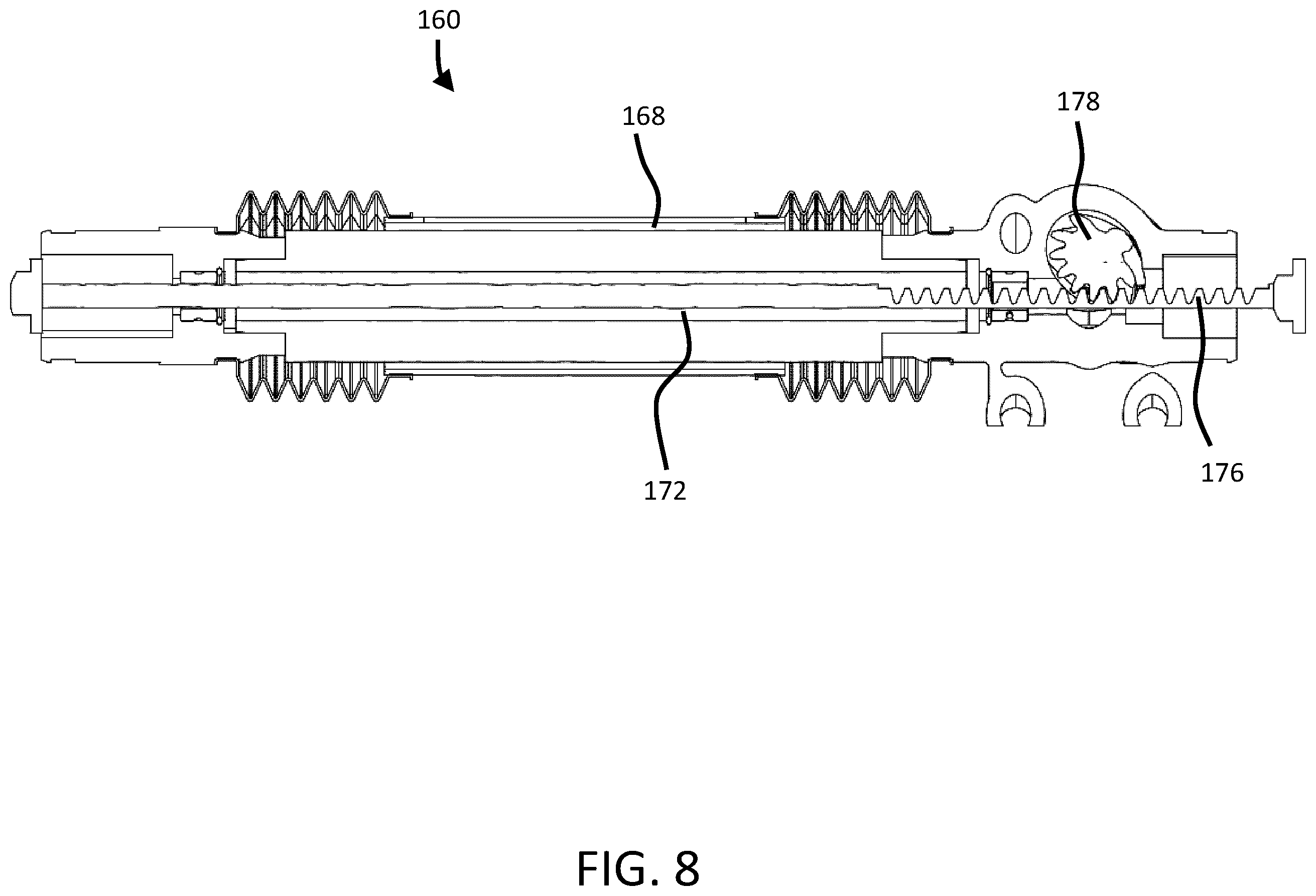 Patent US12448026 Figure 8 – Steering rack brace