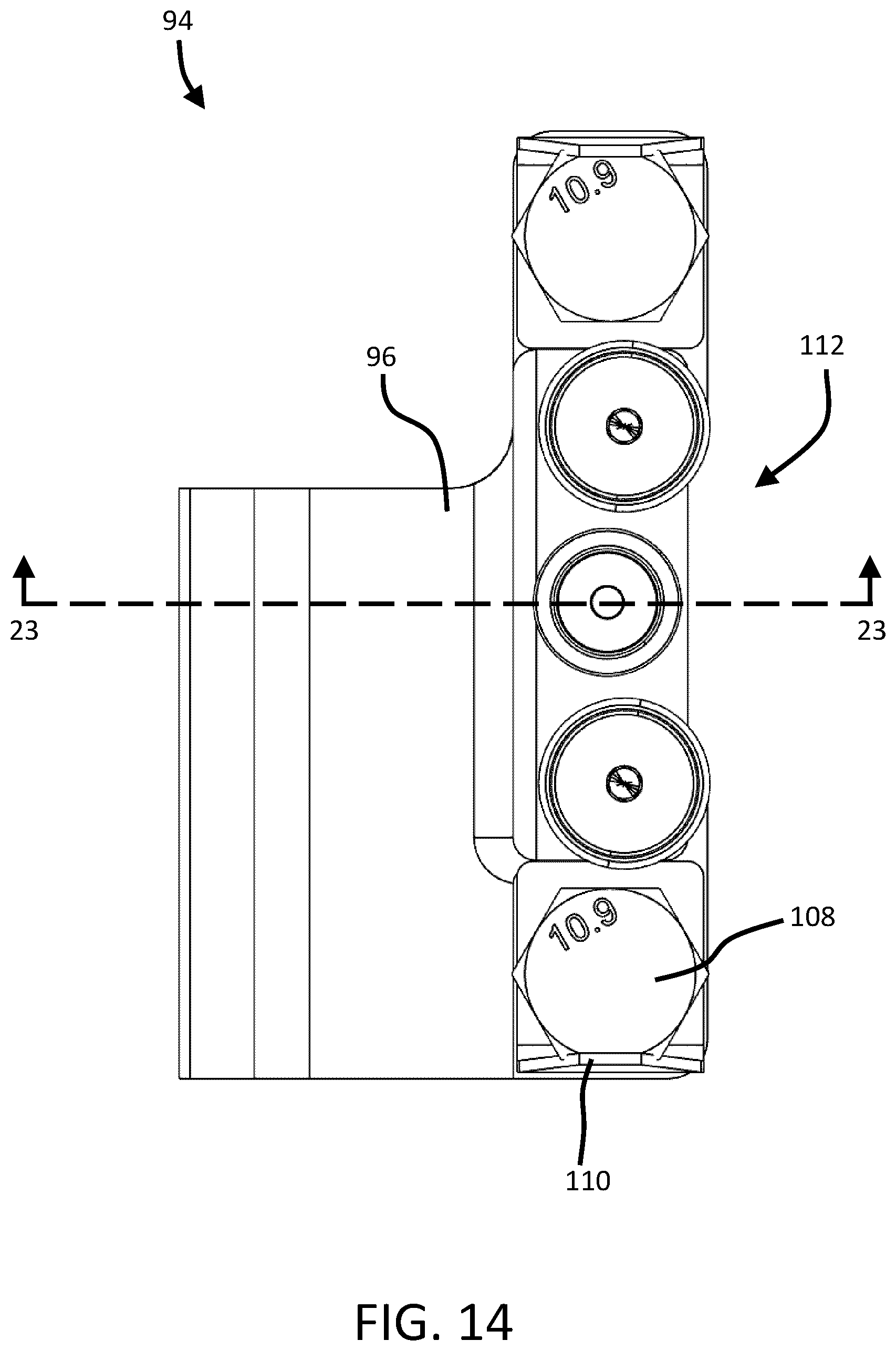 Patent US12448026 Figure 14 – Steering rack brace