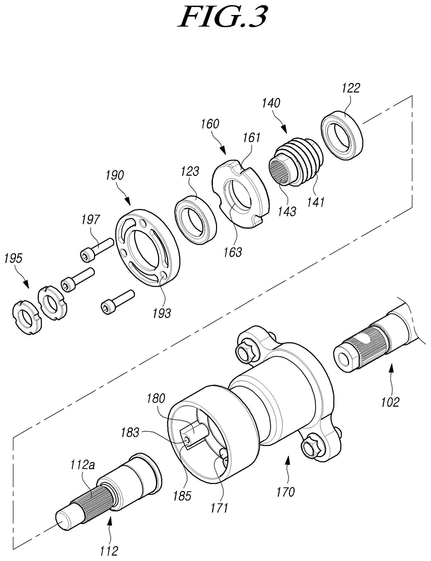 Patent US12448027 Figure 3 – Steer by wire type steering apparatus