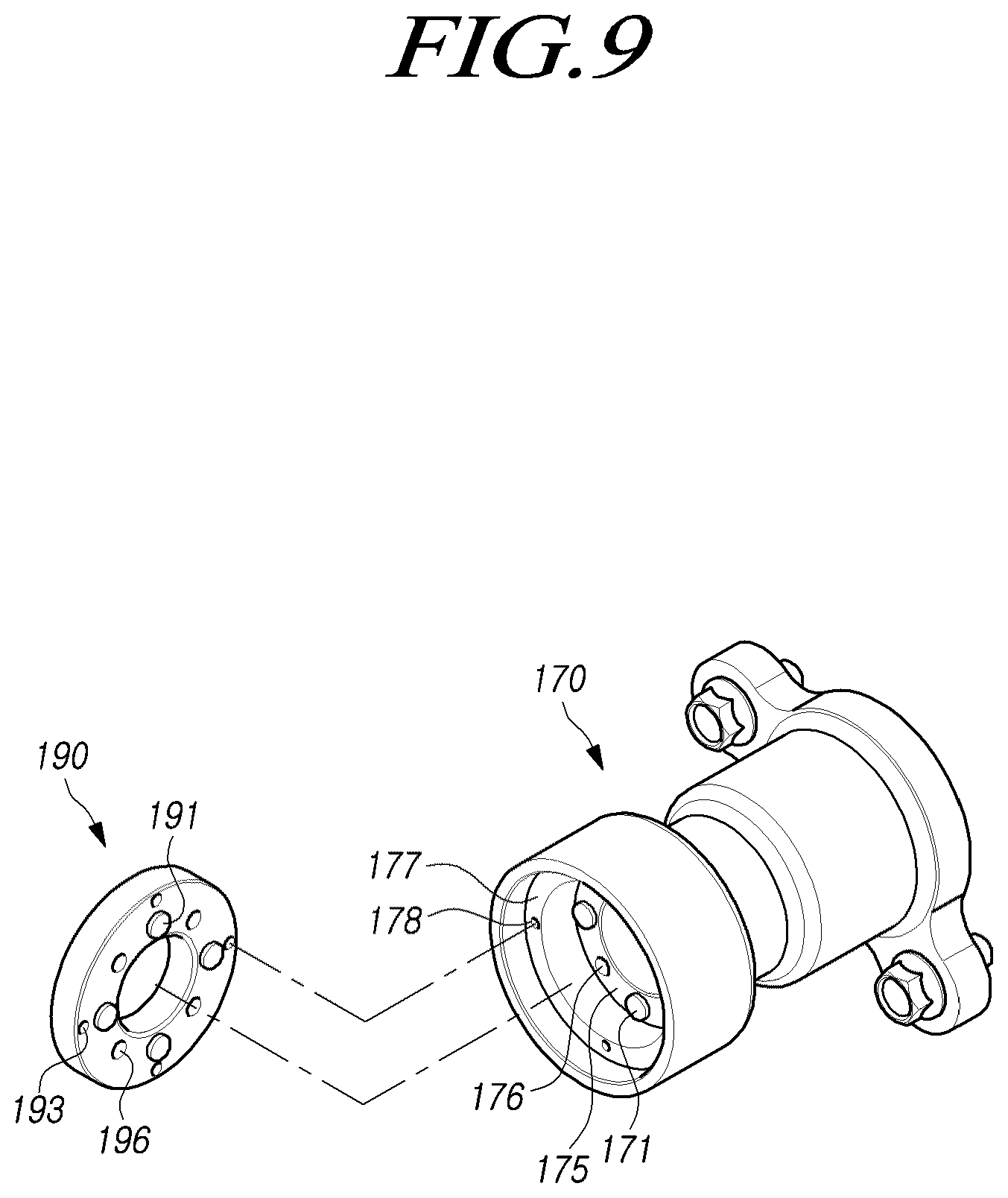 Patent US12448027 Figure 9 – Steer by wire type steering apparatus