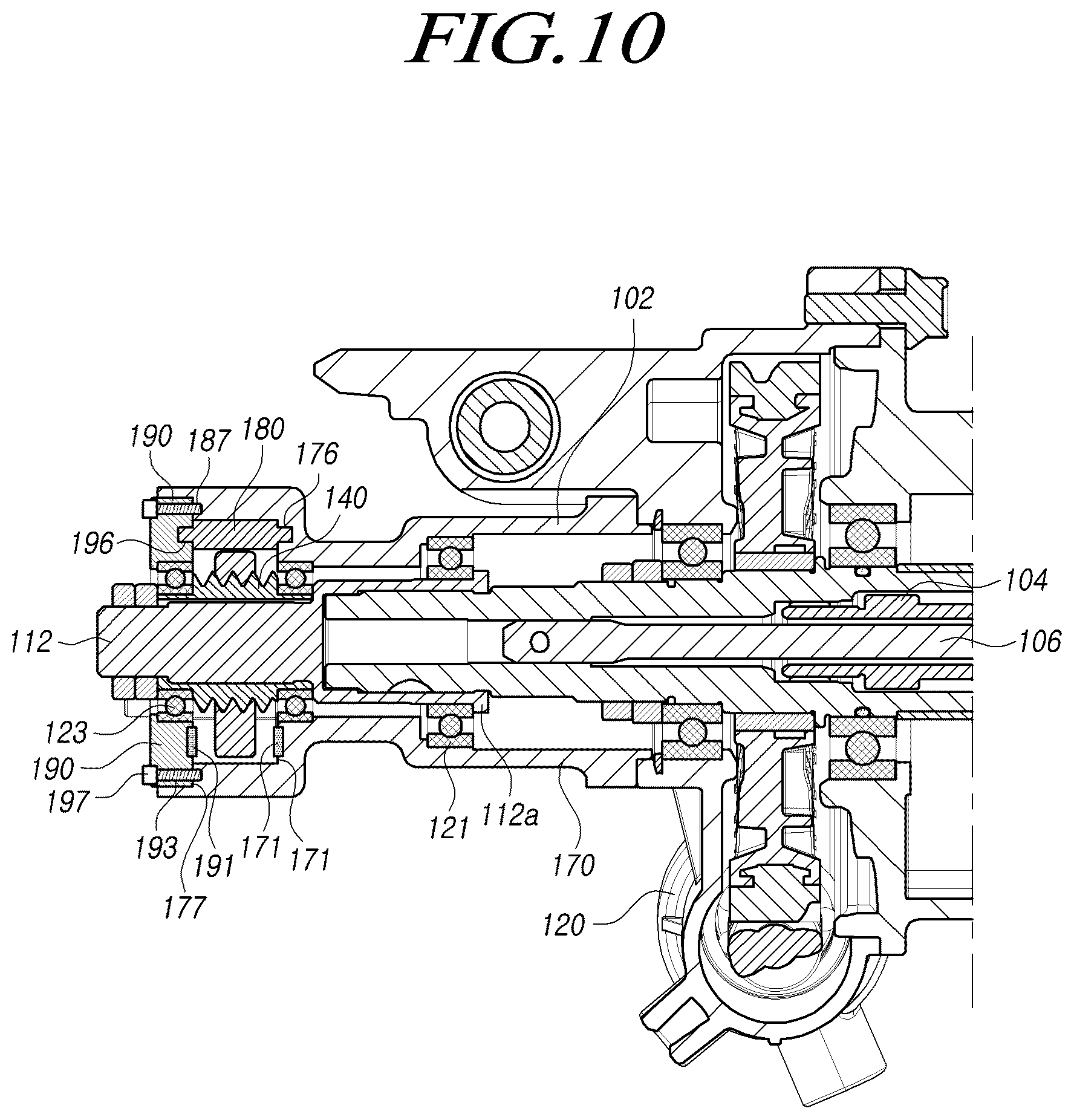 Patent US12448027 Figure 10 – Steer by wire type steering apparatus