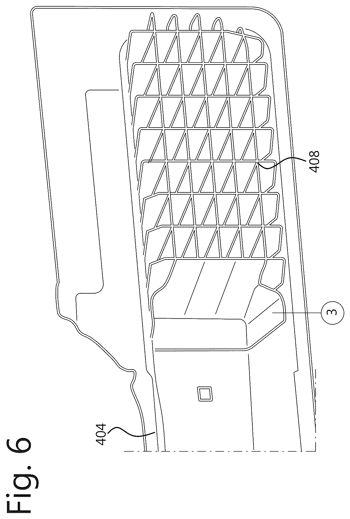 Patent US12448049 Figure 6 – Hybrid rocker reinforcement for small overlap impact