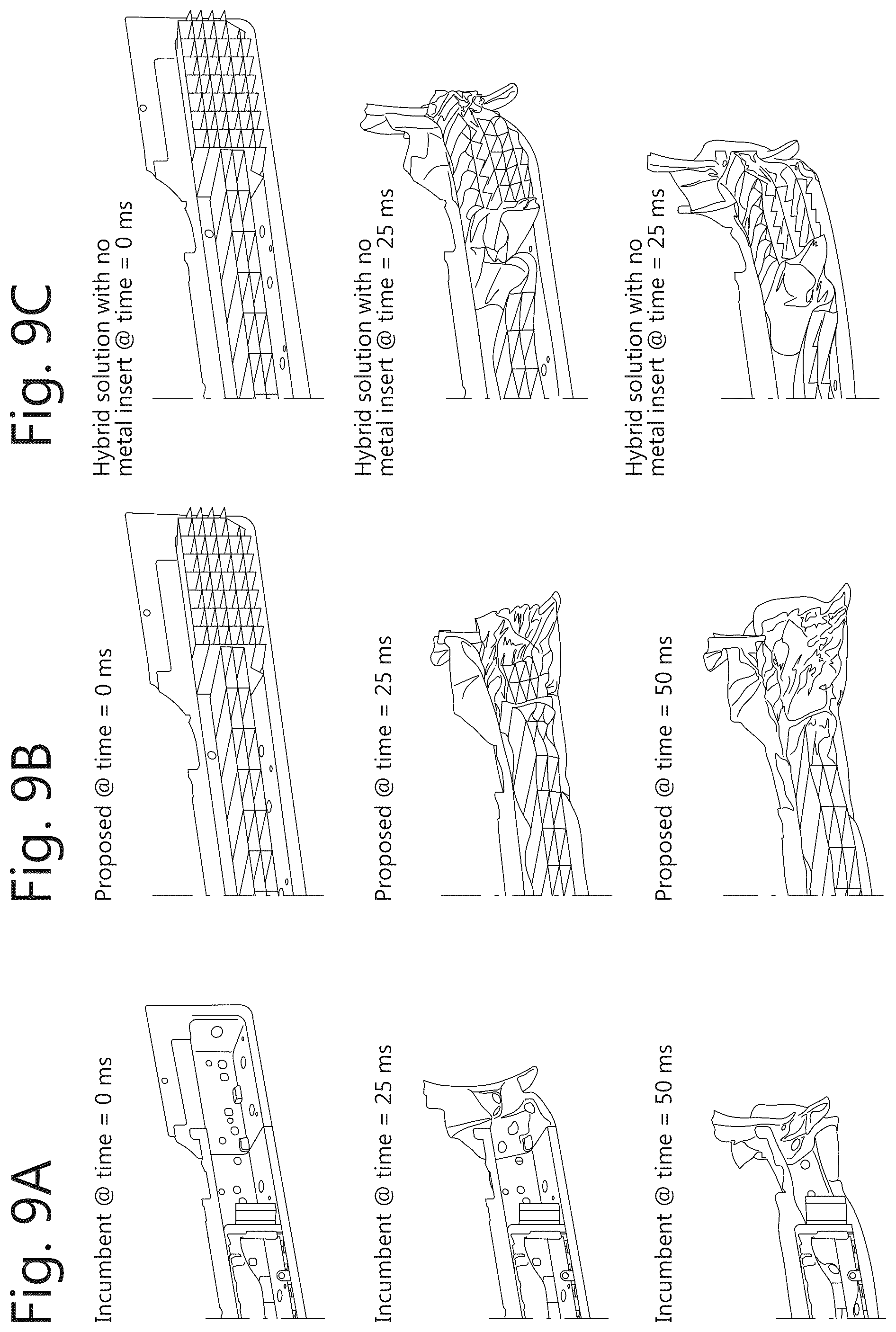 Patent US12448049 Figure 9 – Hybrid rocker reinforcement for small overlap impact