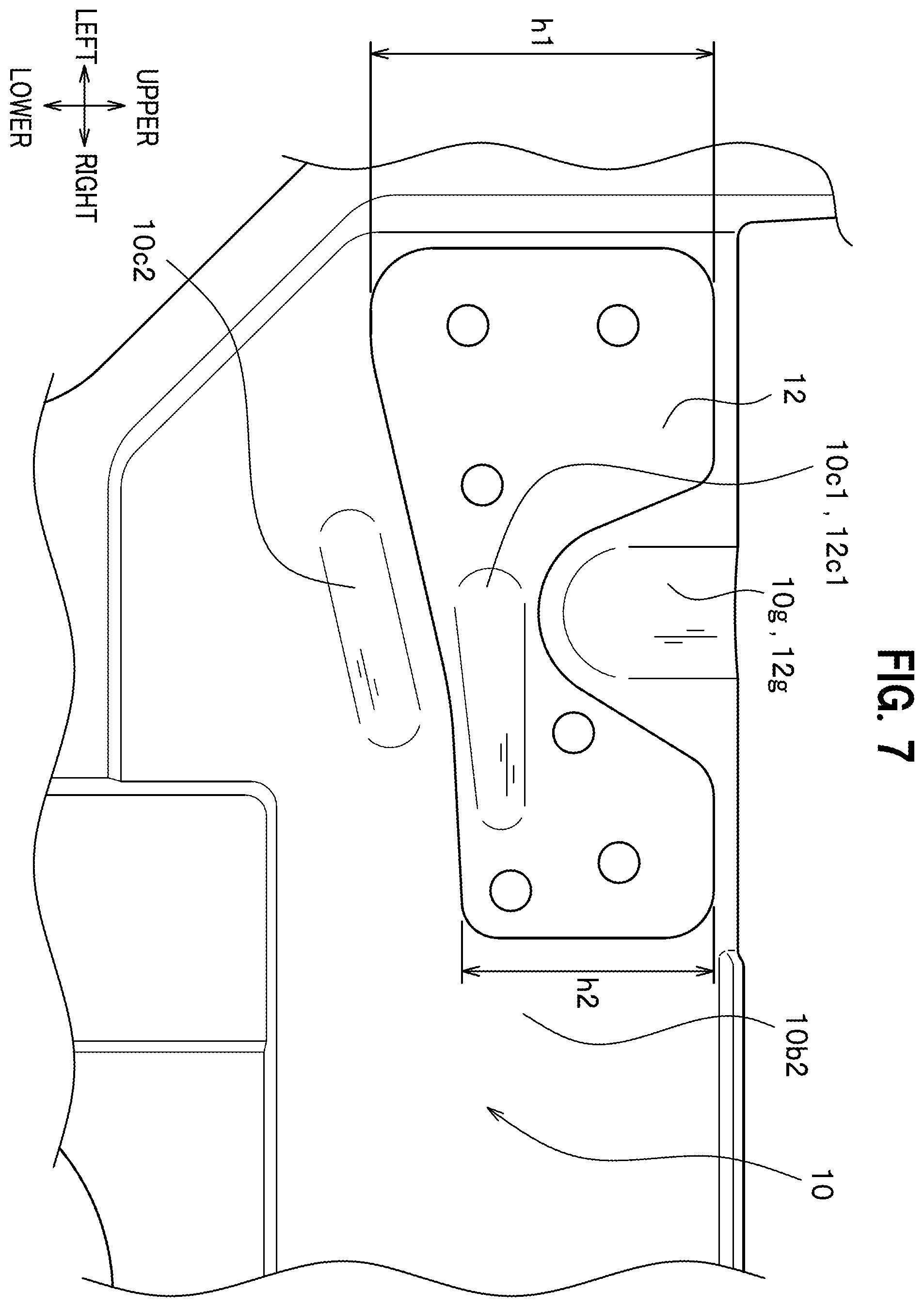 Patent US12448052 Figure 7 – Vehicle front structure