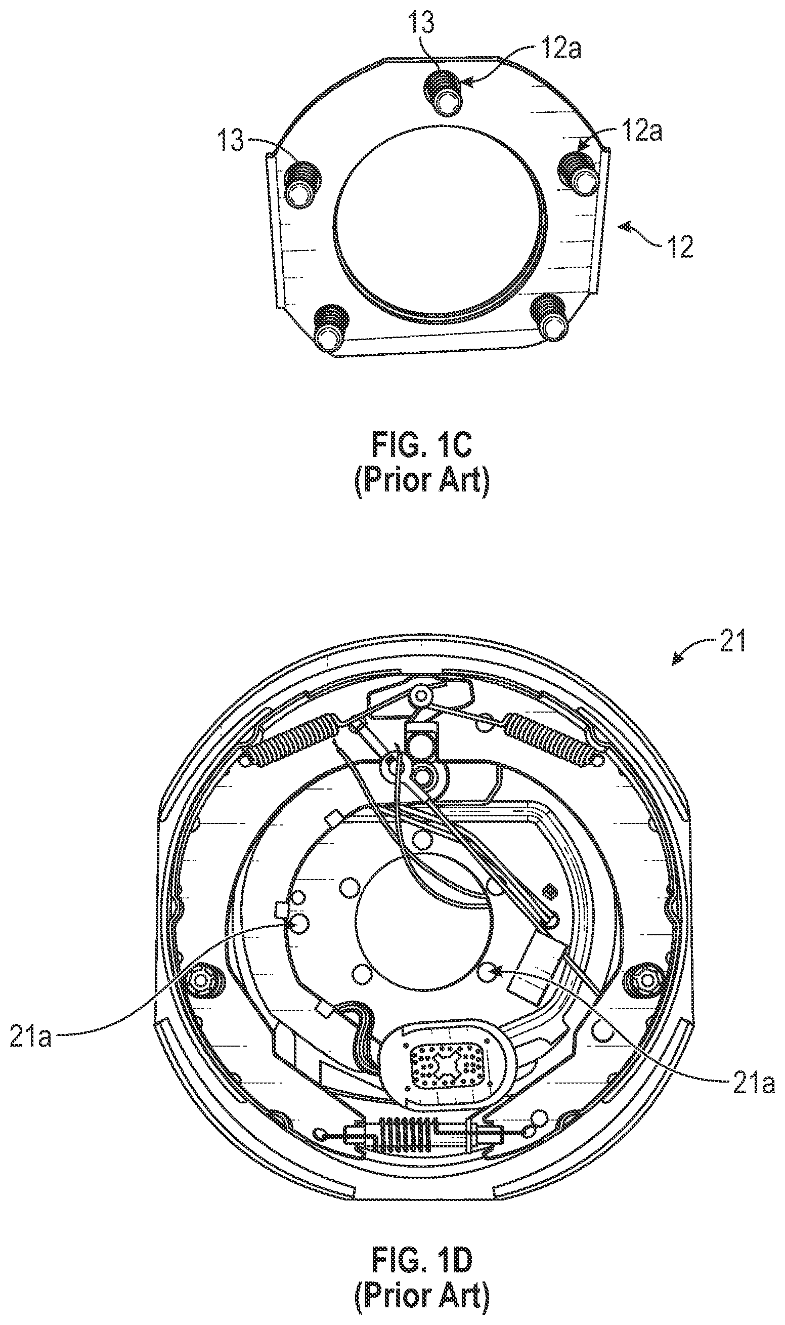 Patent US12448053 Figure 3 – Mechanism for securing a vehicle protection system and a backing plate of a brake assembly to an axle of a vehicle