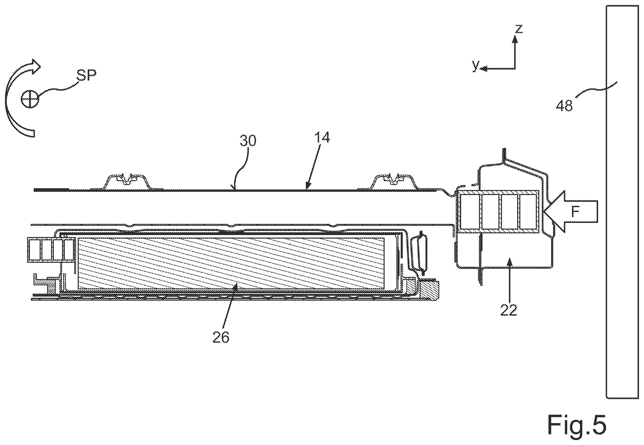 Patent US12448054 Figure 4 – Floor structure for a body of a vehicle, body for a vehicle, and vehicle