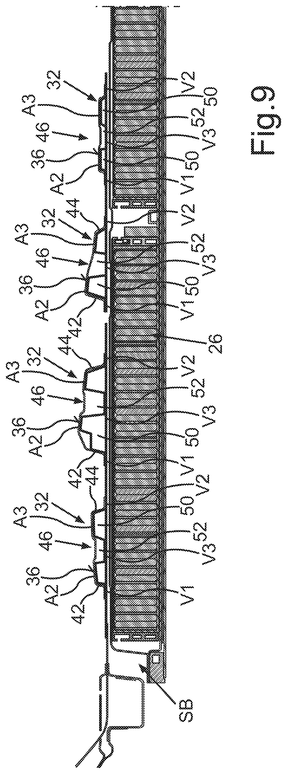 Patent US12448054 Figure 8 – Floor structure for a body of a vehicle, body for a vehicle, and vehicle