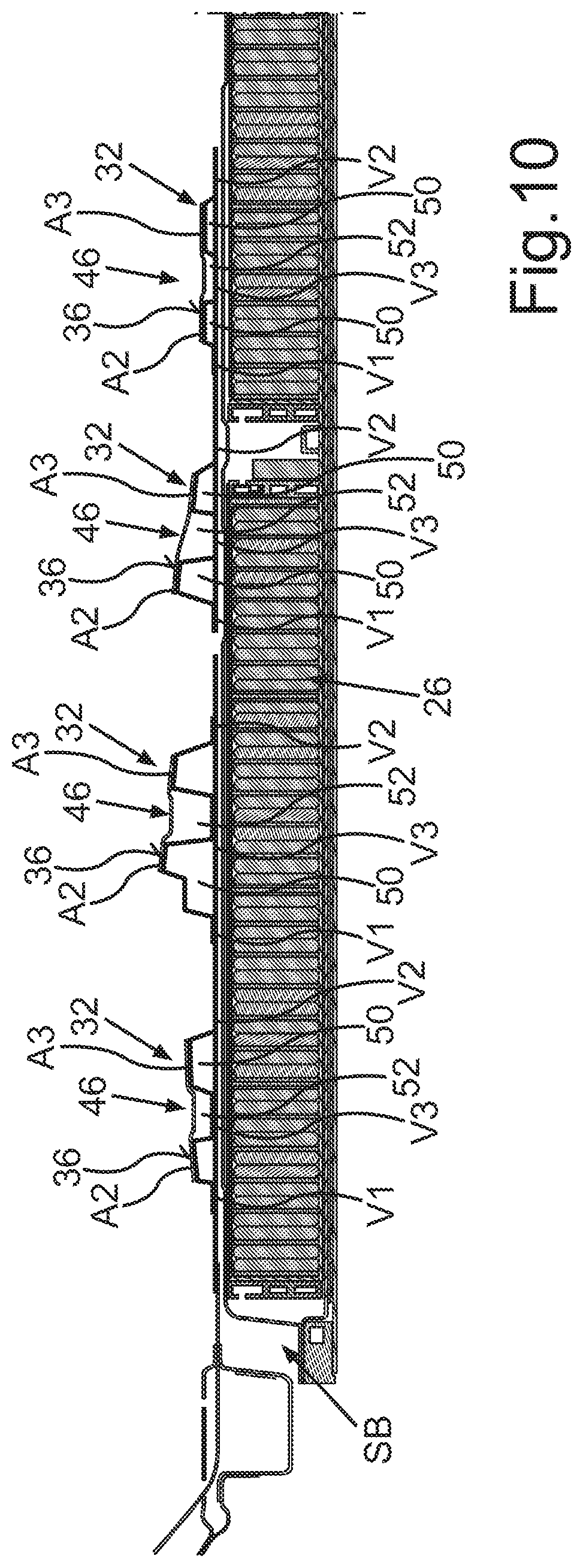 Patent US12448054 Figure 9 – Floor structure for a body of a vehicle, body for a vehicle, and vehicle