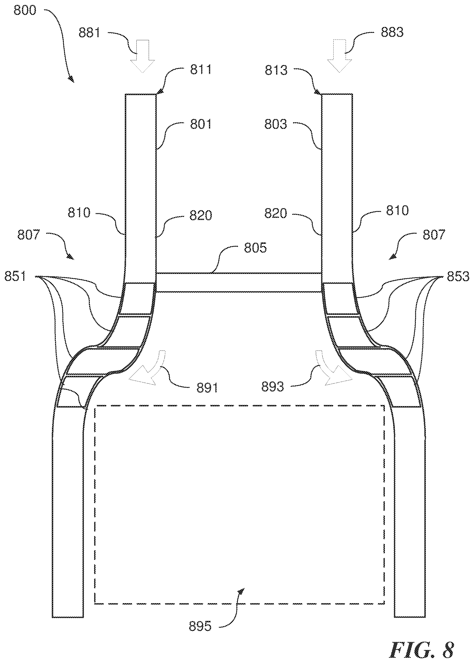Patent US12448055 Figure 5 – Aluminum-reinforced vehicle frame