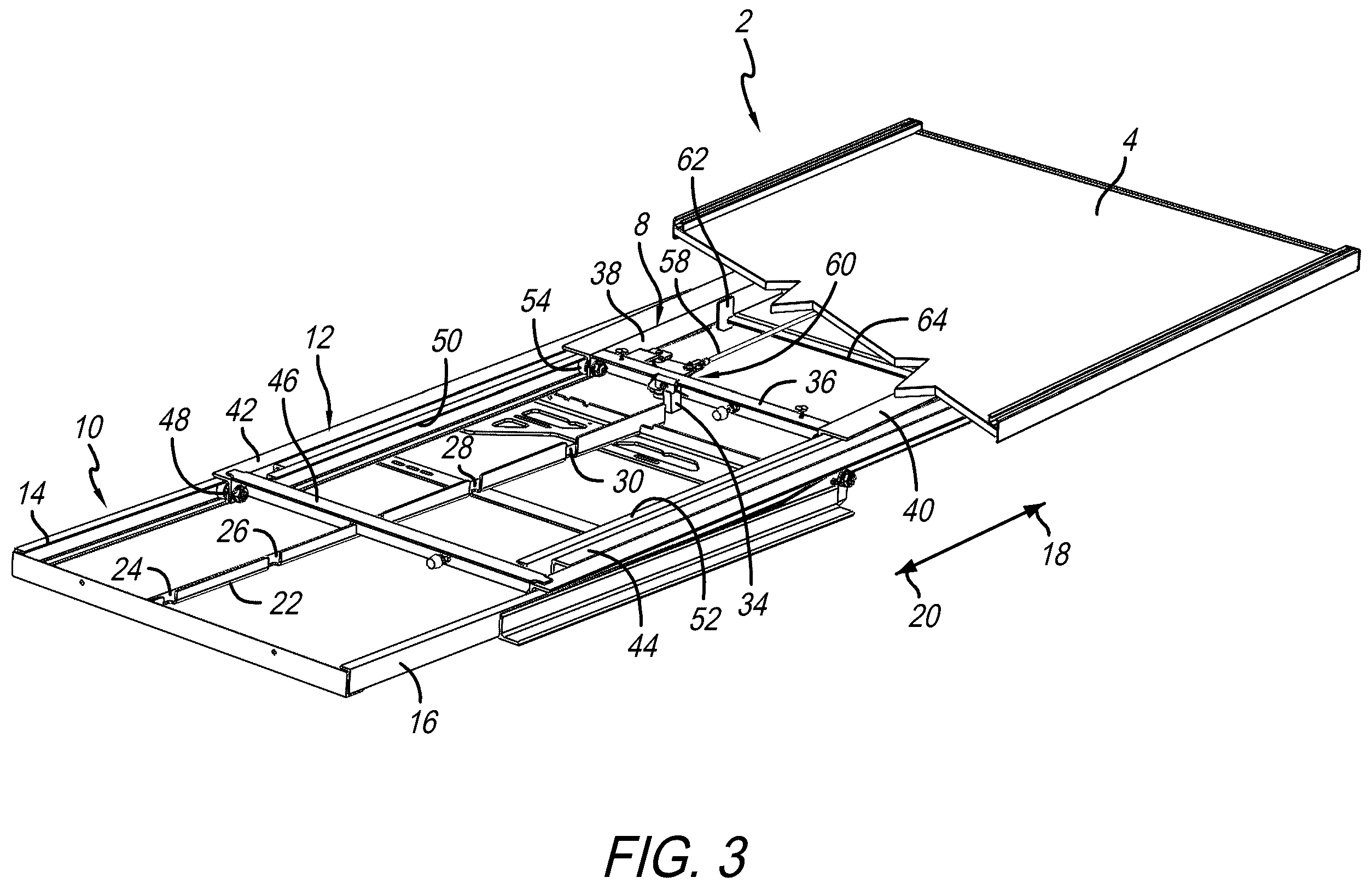 Patent US12448056 Figure 3 – Bedslide assembly