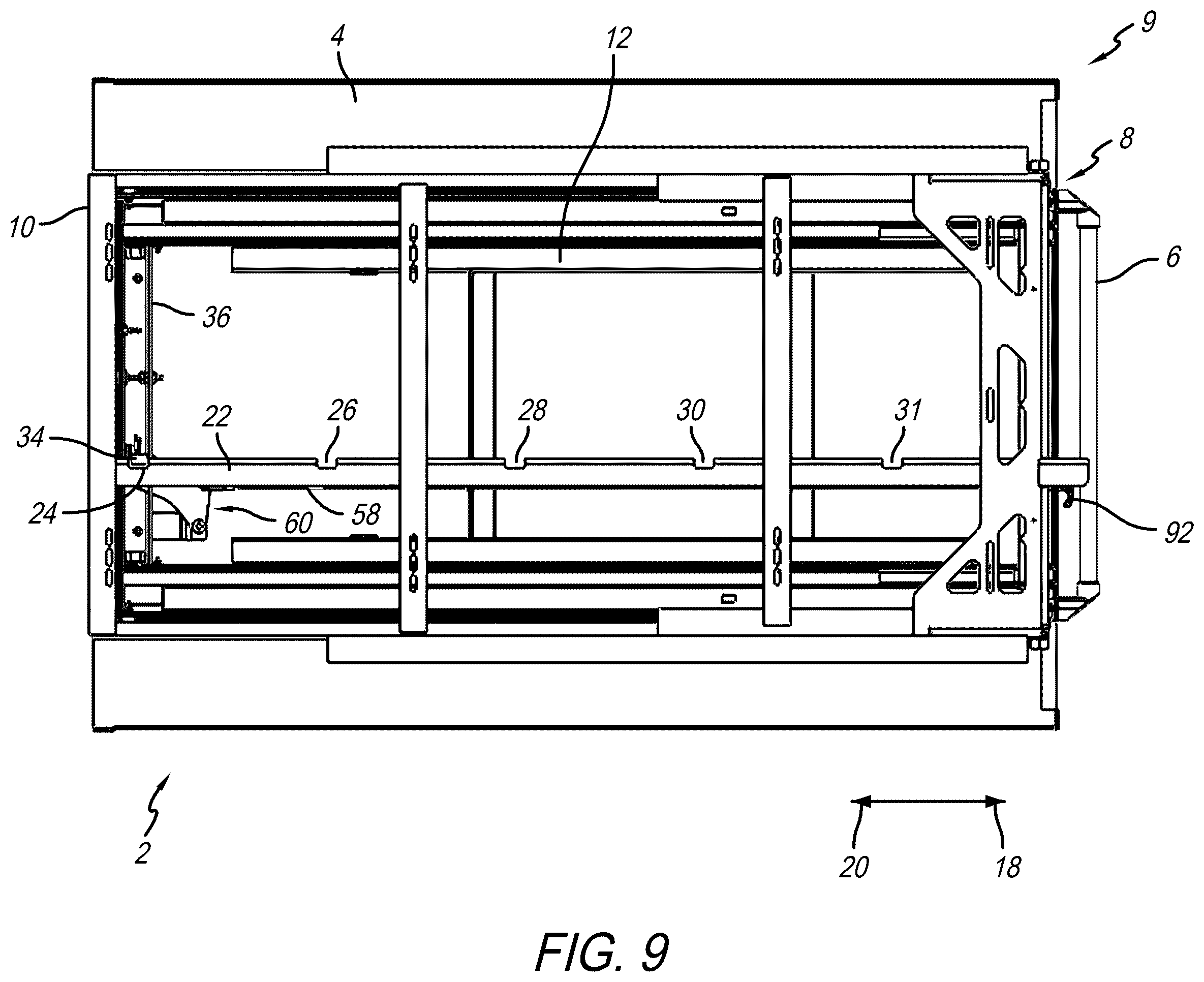 Patent US12448056 Figure 9 – Bedslide assembly