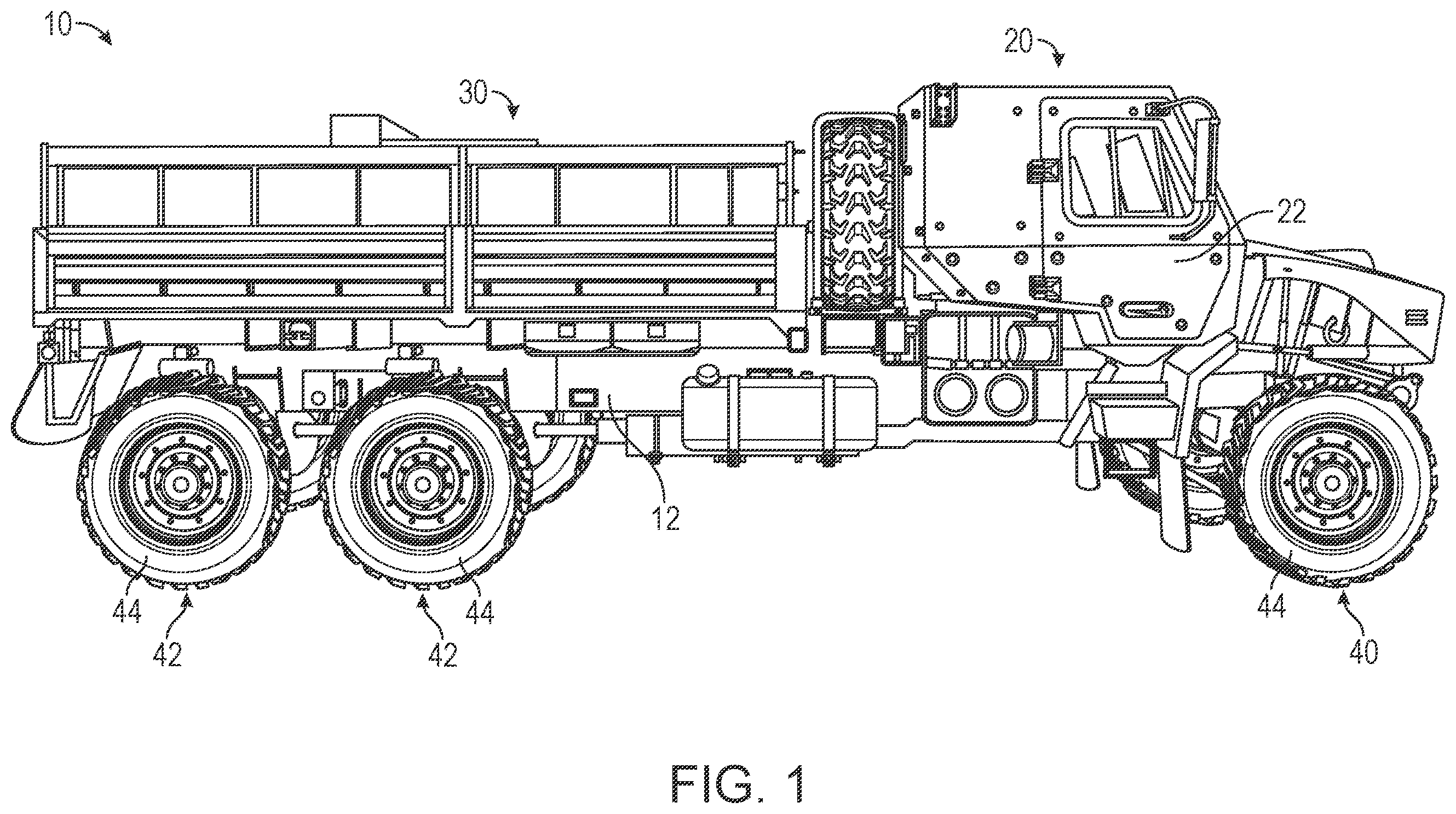 Patent US12448057 — Folding cabin assembly for low velocity air drop — Figure 1